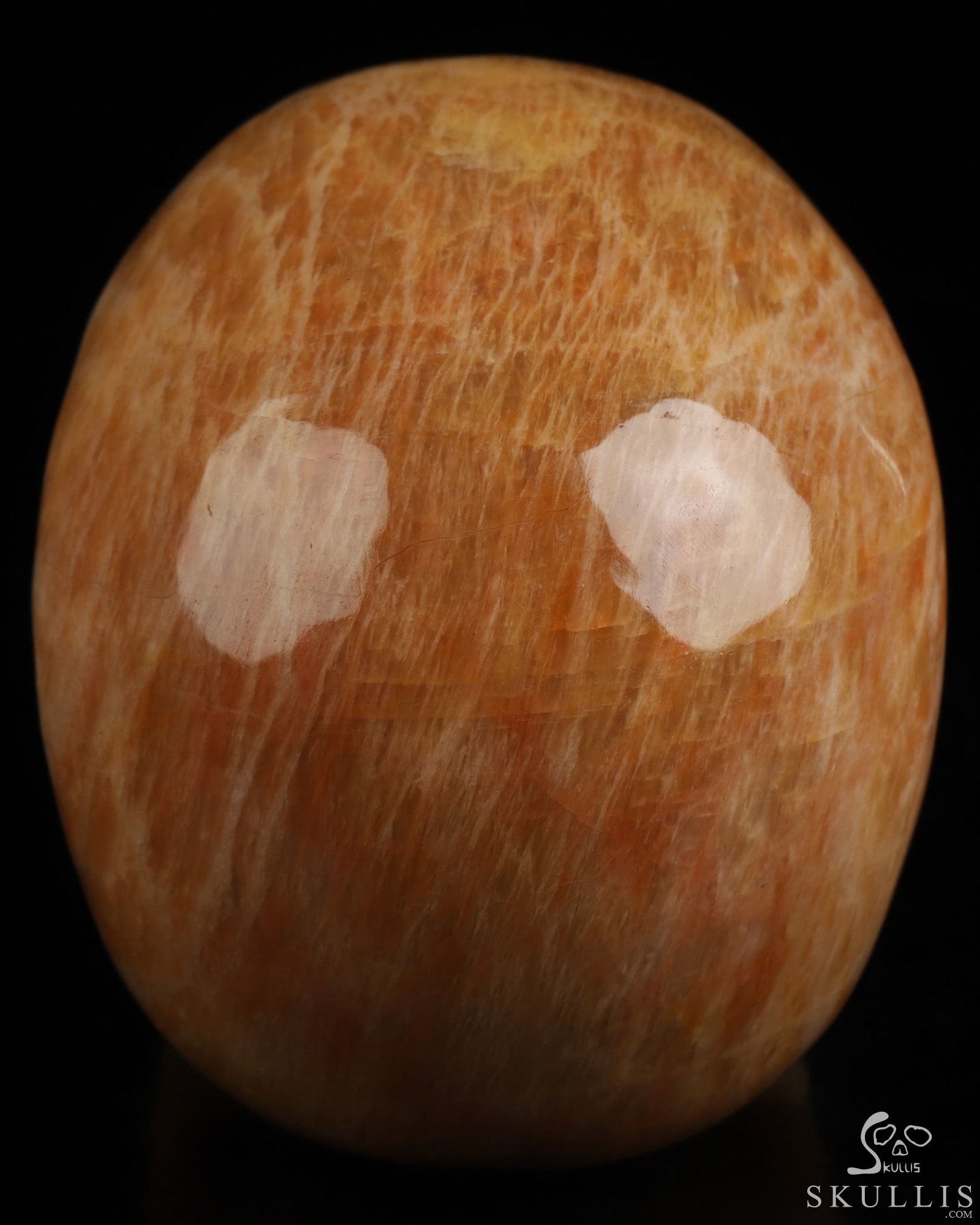 3.0" Sunstone Hand Carved Crystal Skull, Realistic, Crystal Healing 3.0" Sunstone Hand Carved Crystal Skull, Realistic, Crystal Healing