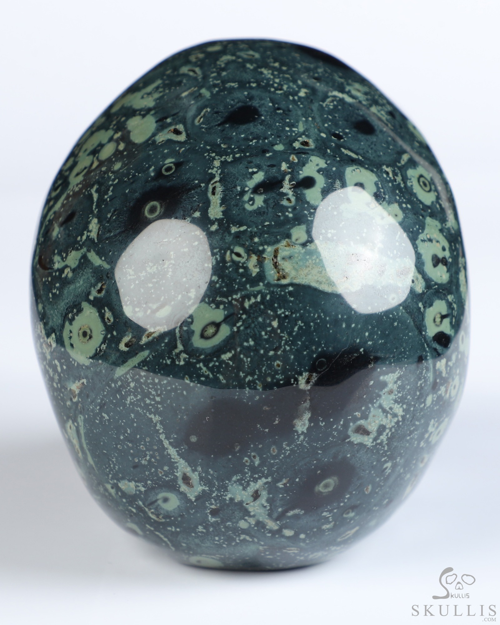 3.5" Kambaba Jasper Hand Carved Crystal Skull, Realistic, Crystal Healing 3.5" Kambaba Jasper Hand Carved Crystal Skull, Realistic, Crystal Healing