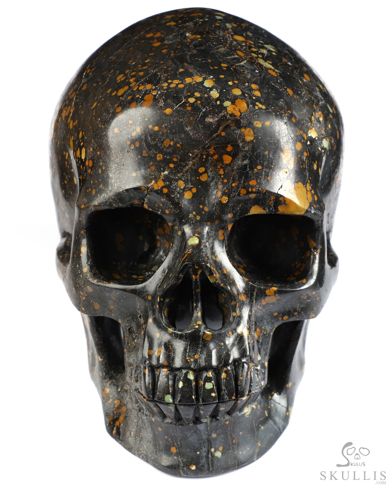 Lifesized 7.8" Turquoise Hand Carved Crystal Skull, Super Realistic, Crystal Healing Lifesized 7.8" Turquoise Hand Carved Crystal Skull, Super Realistic, Crystal Healing