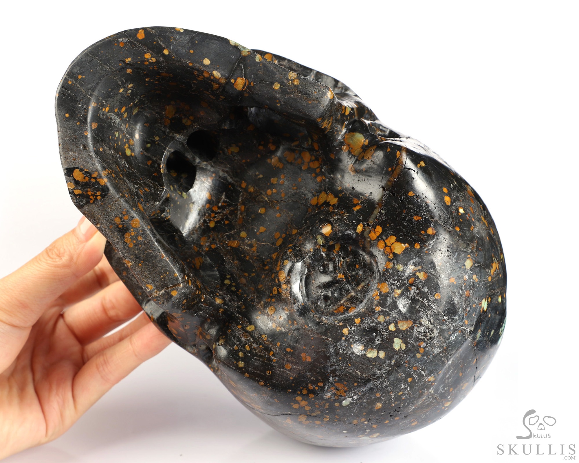 Lifesized 7.8" Turquoise Hand Carved Crystal Skull, Super Realistic, Crystal Healing Lifesized 7.8" Turquoise Hand Carved Crystal Skull, Super Realistic, Crystal Healing