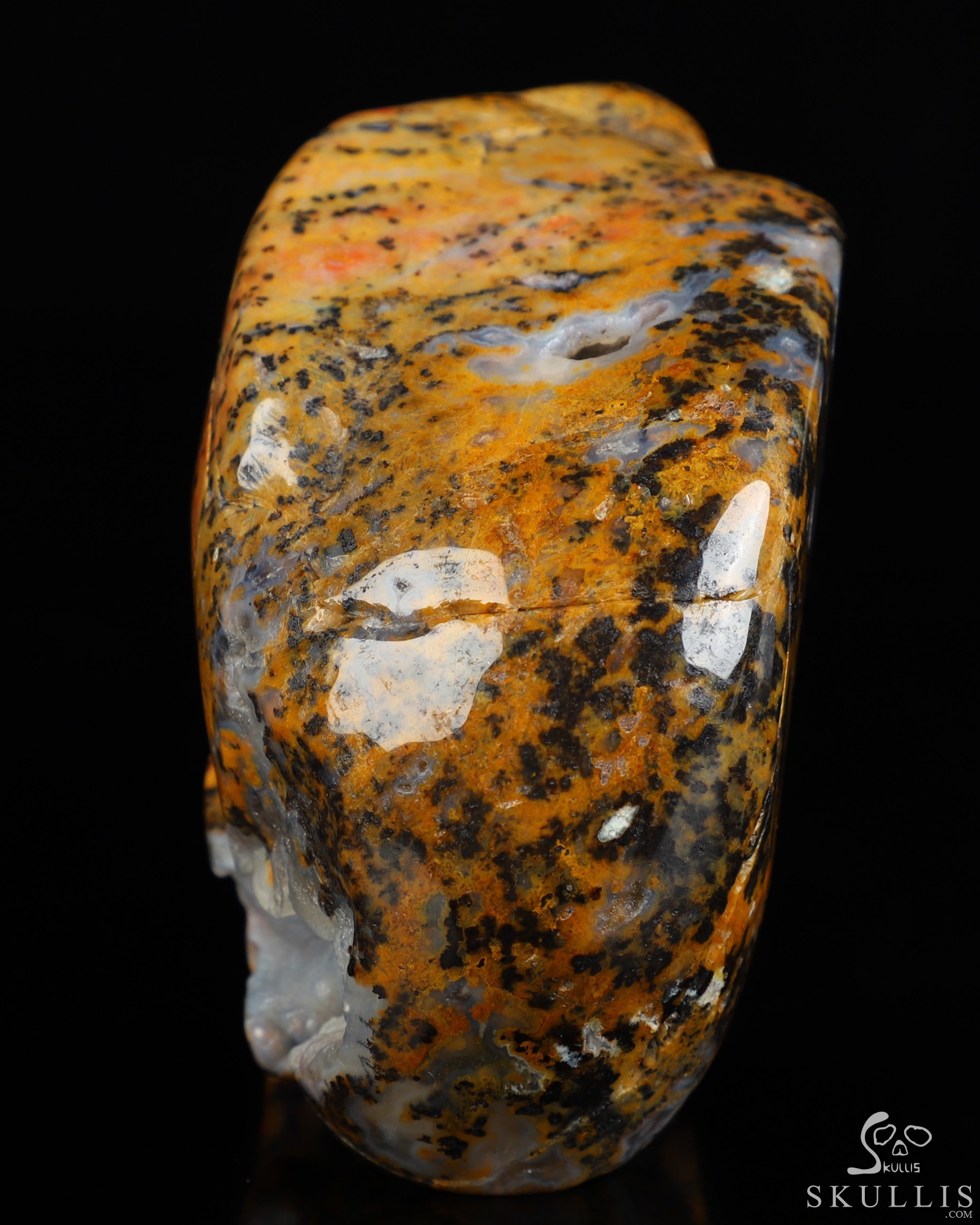 3.5" Brown Ocean Agate Hand Carved Crystal Skull Fine Art Sculpture, Crystal Healing 3.5" Brown Ocean Agate Hand Carved Crystal Skull Fine Art Sculpture, Crystal Healing