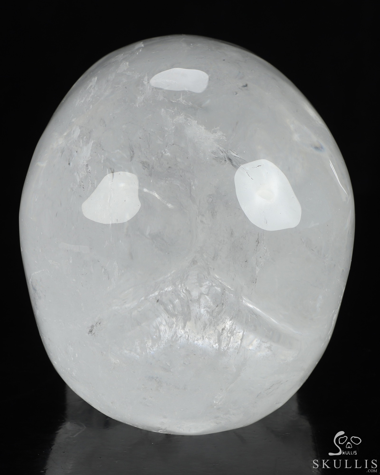 Lifesized 7.4" Quartz Rock Crystal Hand Carved Crystal Skull, Super Realistic, Crystal Healing Lifesized 7.4" Quartz Rock Crystal Hand Carved Crystal Skull, Super Realistic, Crystal Healing