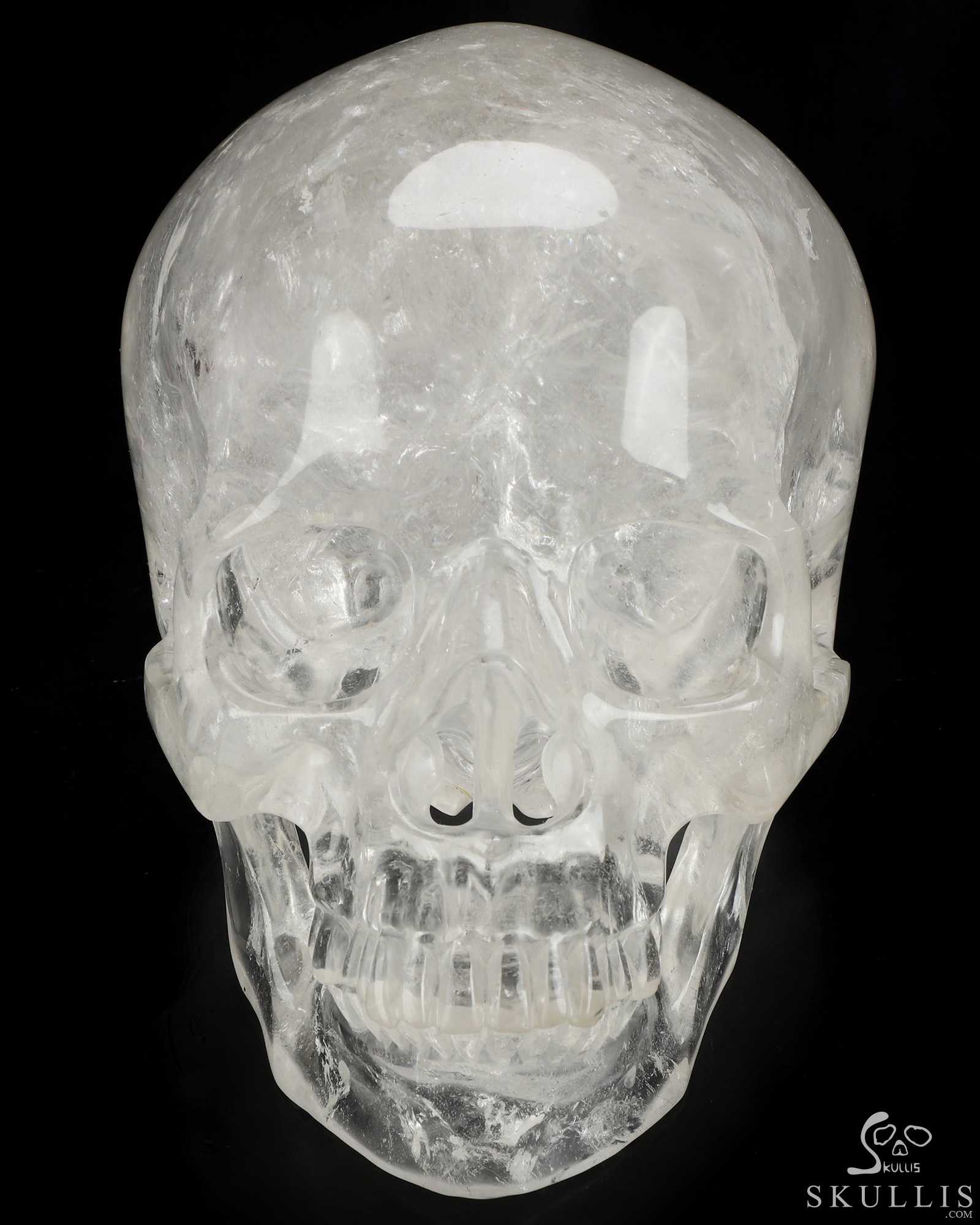 28.5LB Titan 11.0" Quartz Rock Crystal Hand Carved Crystal Skull, Super Realistic, Crystal Healing 28.5LB Titan 11.0" Quartz Rock Crystal Hand Carved Crystal Skull, Super Realistic, Crystal Healing