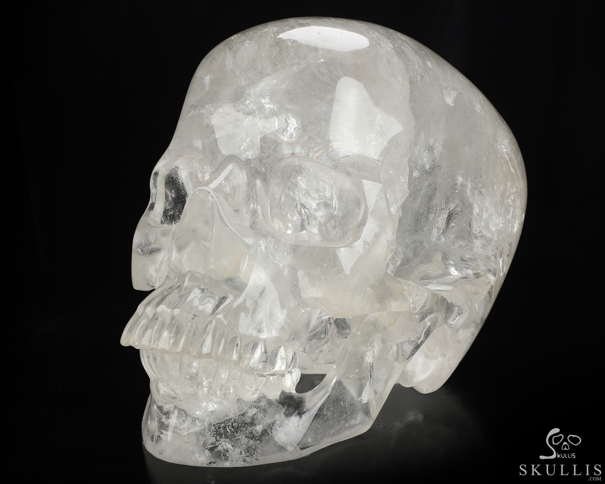 28.5LB Titan 11.0" Quartz Rock Crystal Hand Carved Crystal Skull, Super Realistic, Crystal Healing 28.5LB Titan 11.0" Quartz Rock Crystal Hand Carved Crystal Skull, Super Realistic, Crystal Healing