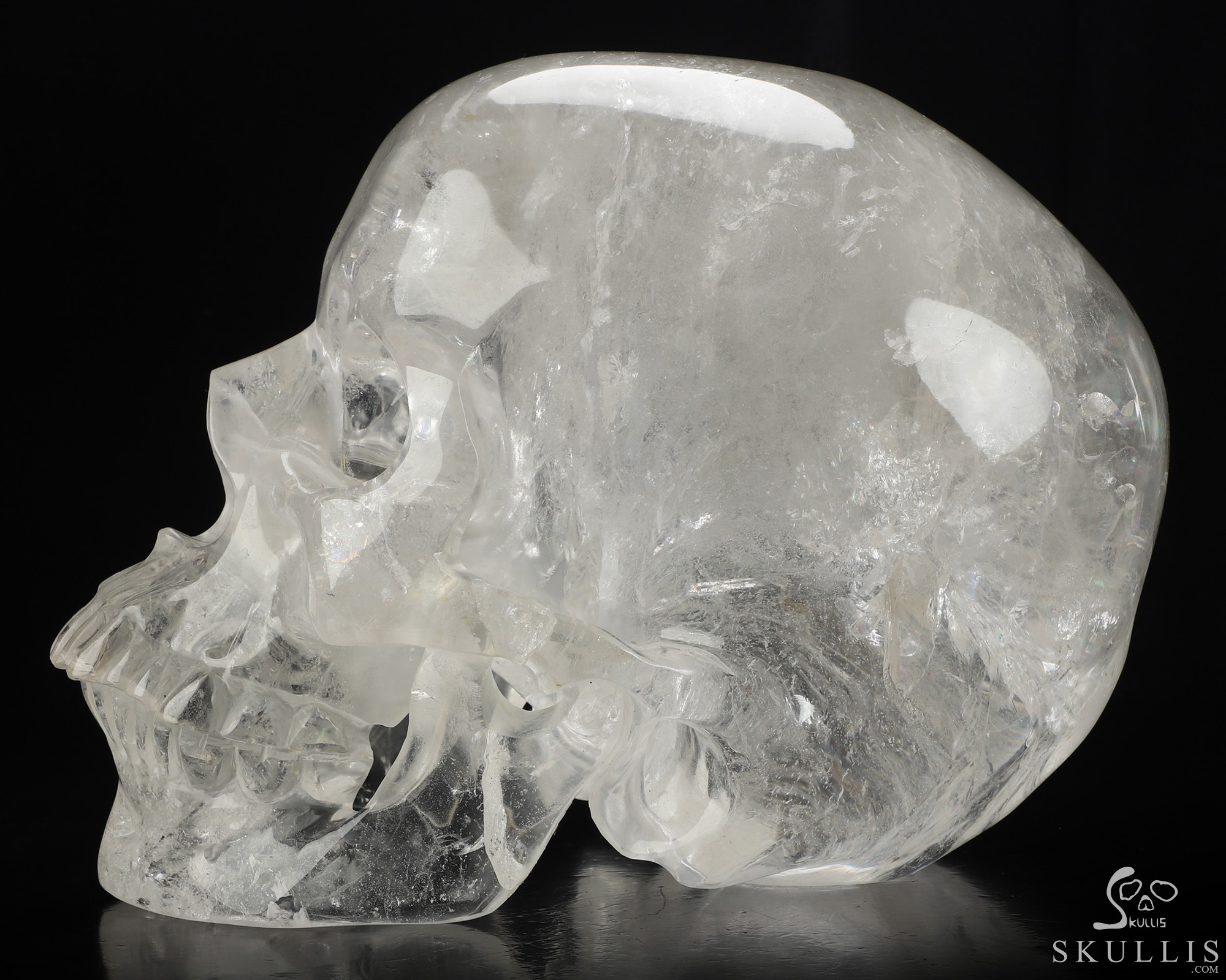 28.5LB Titan 11.0" Quartz Rock Crystal Hand Carved Crystal Skull, Super Realistic, Crystal Healing 28.5LB Titan 11.0" Quartz Rock Crystal Hand Carved Crystal Skull, Super Realistic, Crystal Healing