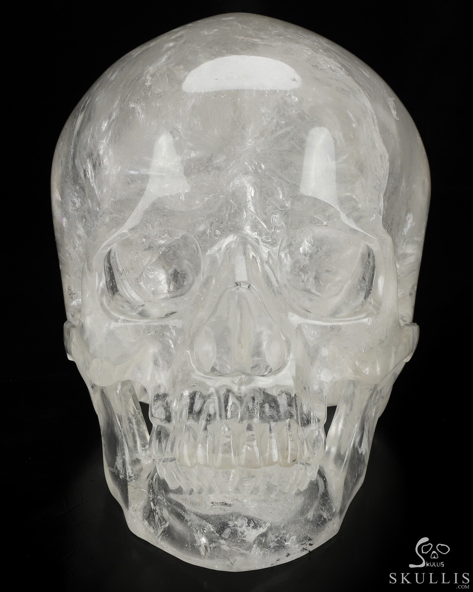28.5LB Titan 11.0" Quartz Rock Crystal Hand Carved Crystal Skull, Super Realistic, Crystal Healing 28.5LB Titan 11.0" Quartz Rock Crystal Hand Carved Crystal Skull, Super Realistic, Crystal Healing