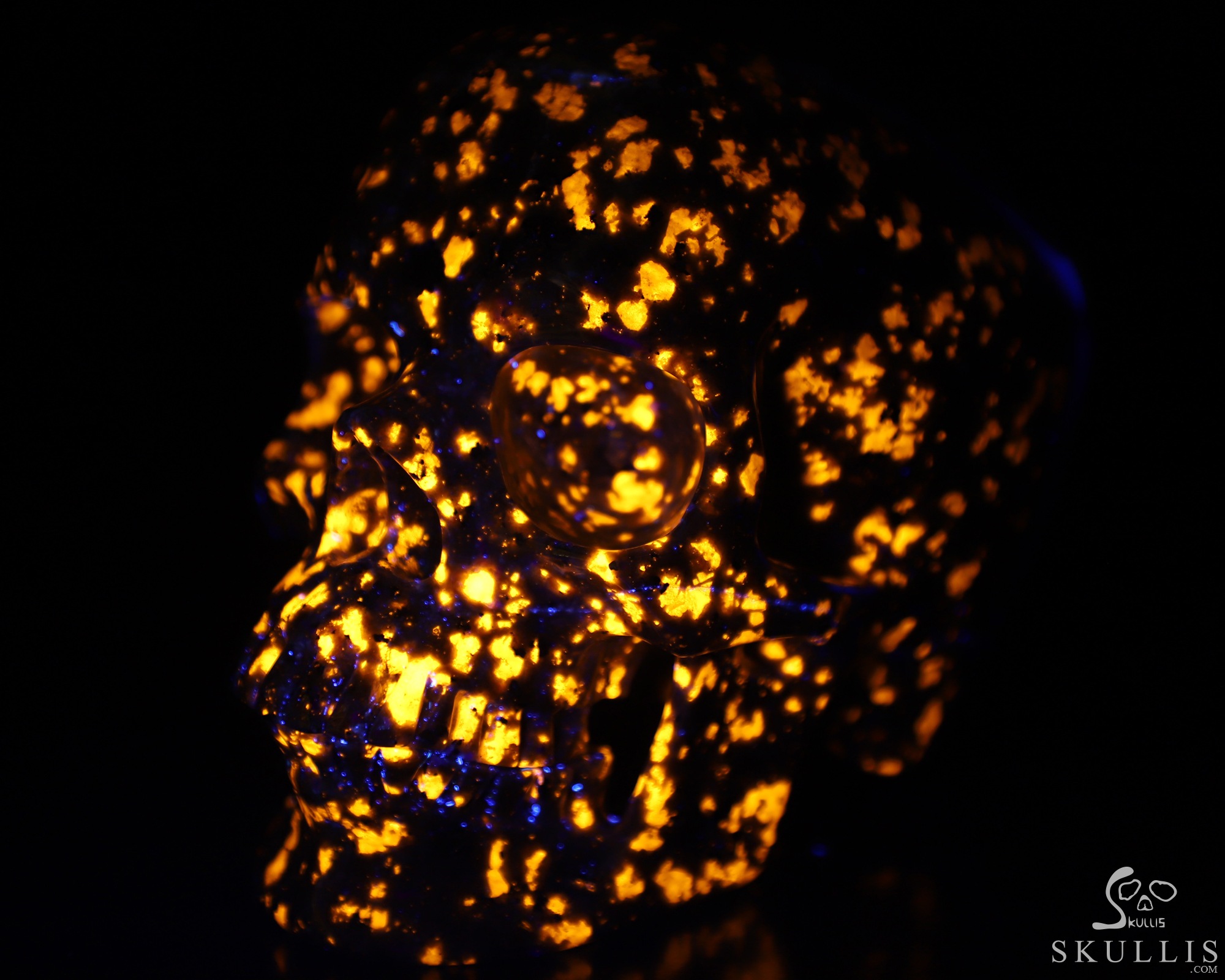 Lifesized 6.9" Yooperlites Hand Carved Crystal Skull, Super Realistic, Crystal Healing Lifesized 6.9" Yooperlites Hand Carved Crystal Skull, Super Realistic, Crystal Healing