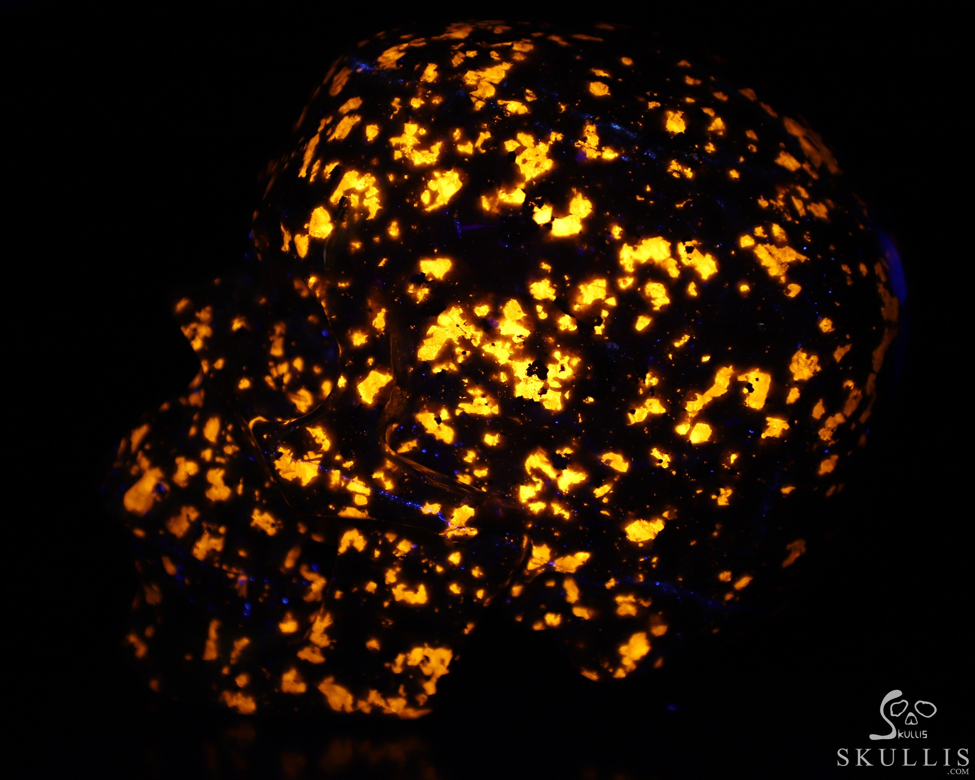 Lifesized 6.9" Yooperlites Hand Carved Crystal Skull, Super Realistic, Crystal Healing Lifesized 6.9" Yooperlites Hand Carved Crystal Skull, Super Realistic, Crystal Healing