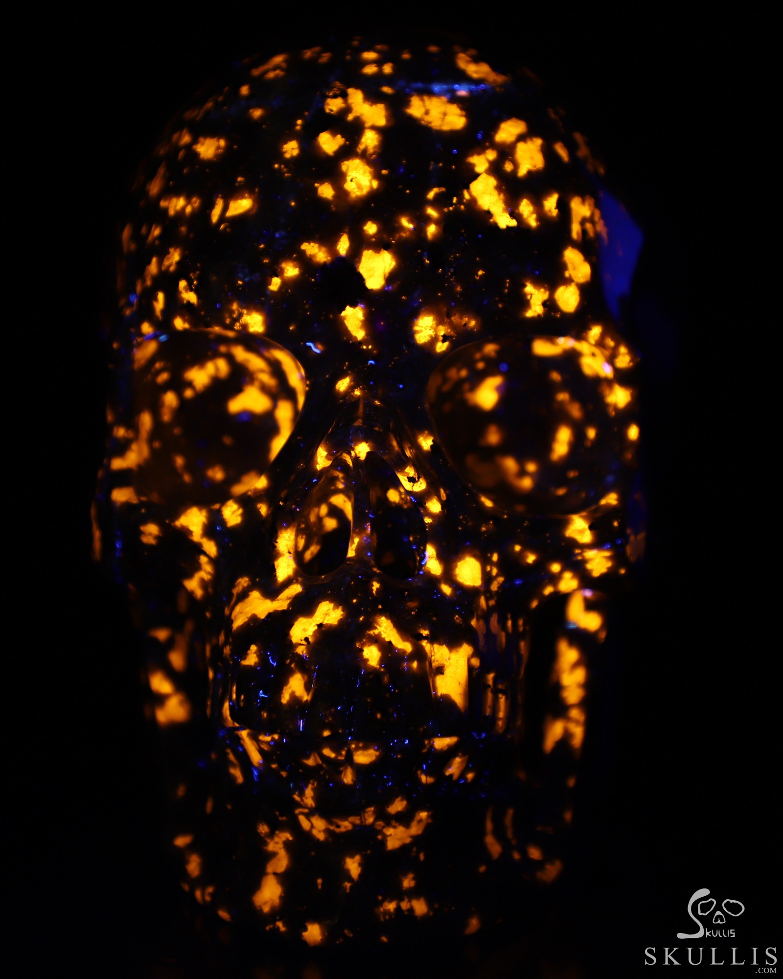 Lifesized 6.9" Yooperlites Hand Carved Crystal Skull, Super Realistic, Crystal Healing Lifesized 6.9" Yooperlites Hand Carved Crystal Skull, Super Realistic, Crystal Healing