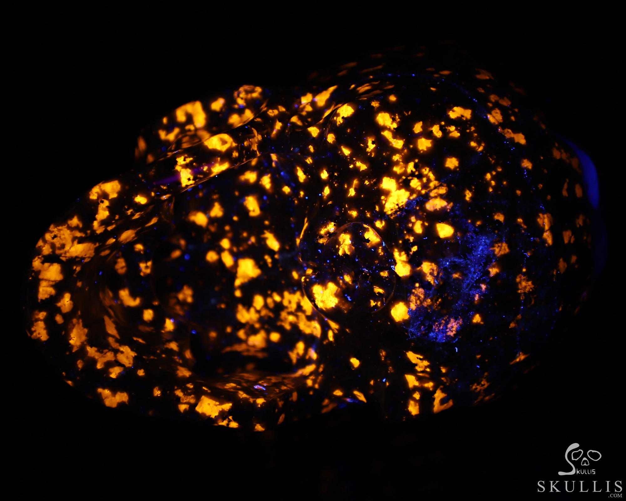 Lifesized 6.9" Yooperlites Hand Carved Crystal Skull, Super Realistic, Crystal Healing Lifesized 6.9" Yooperlites Hand Carved Crystal Skull, Super Realistic, Crystal Healing