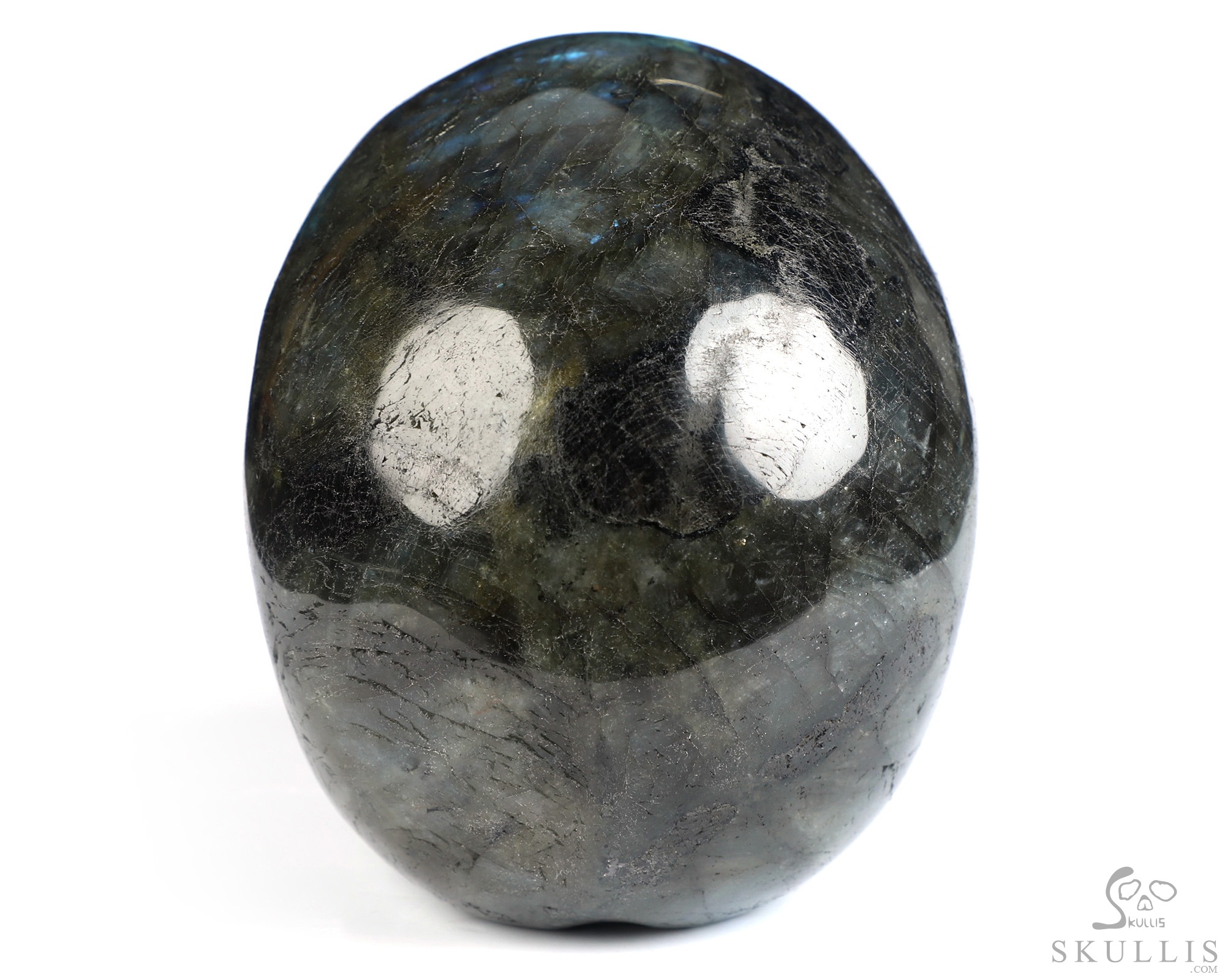 4.7" Labradorite Hand Carved Crystal Skull, Realistic, Crystal Healing 4.7" Labradorite Hand Carved Crystal Skull, Realistic, Crystal Healing