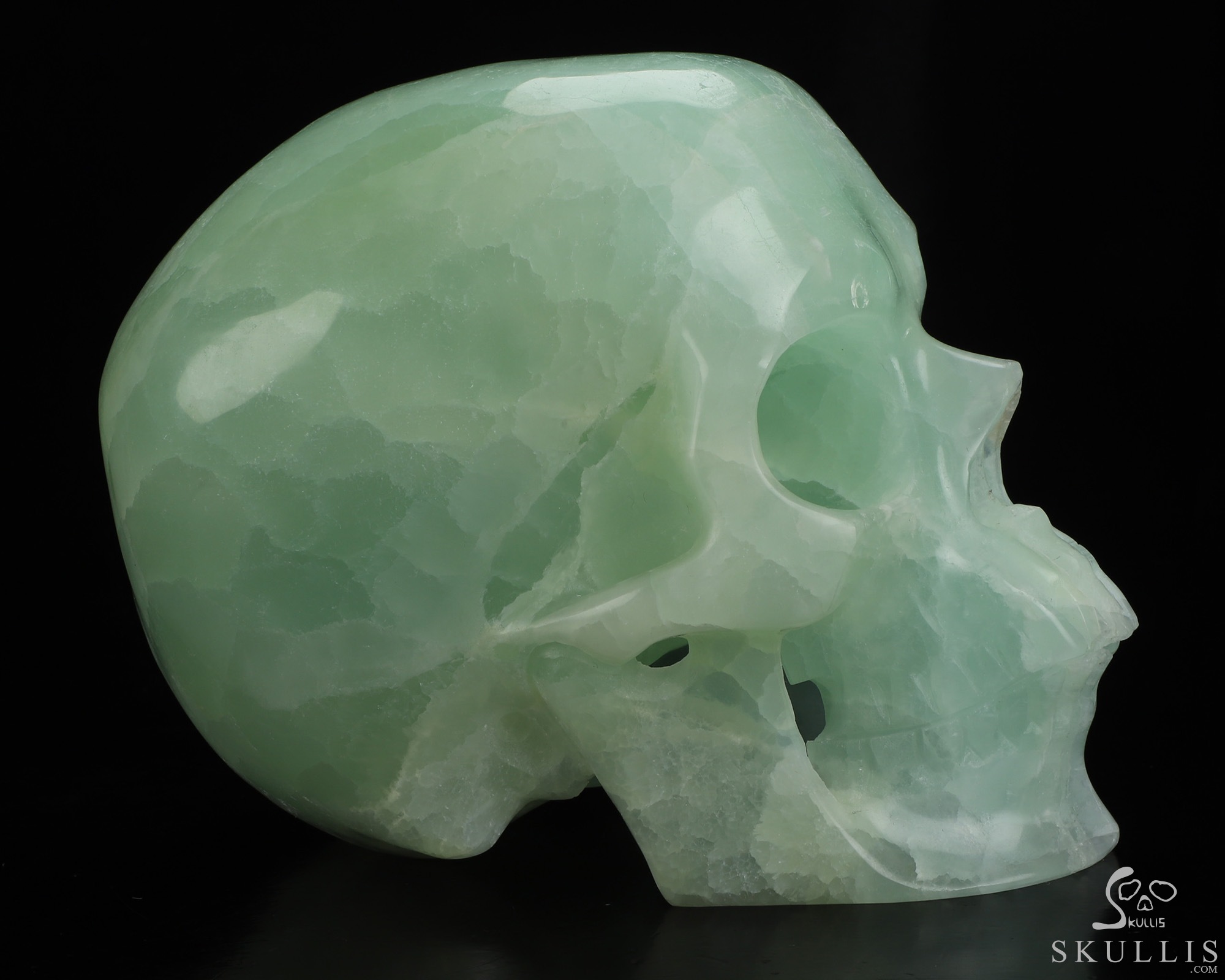Lifesized 6.9" Picasso Calcite Hand Carved Crystal Skull, Super Realistic, Crystal Healing Lifesized 6.9" Picasso Calcite Hand Carved Crystal Skull, Super Realistic, Crystal Healing