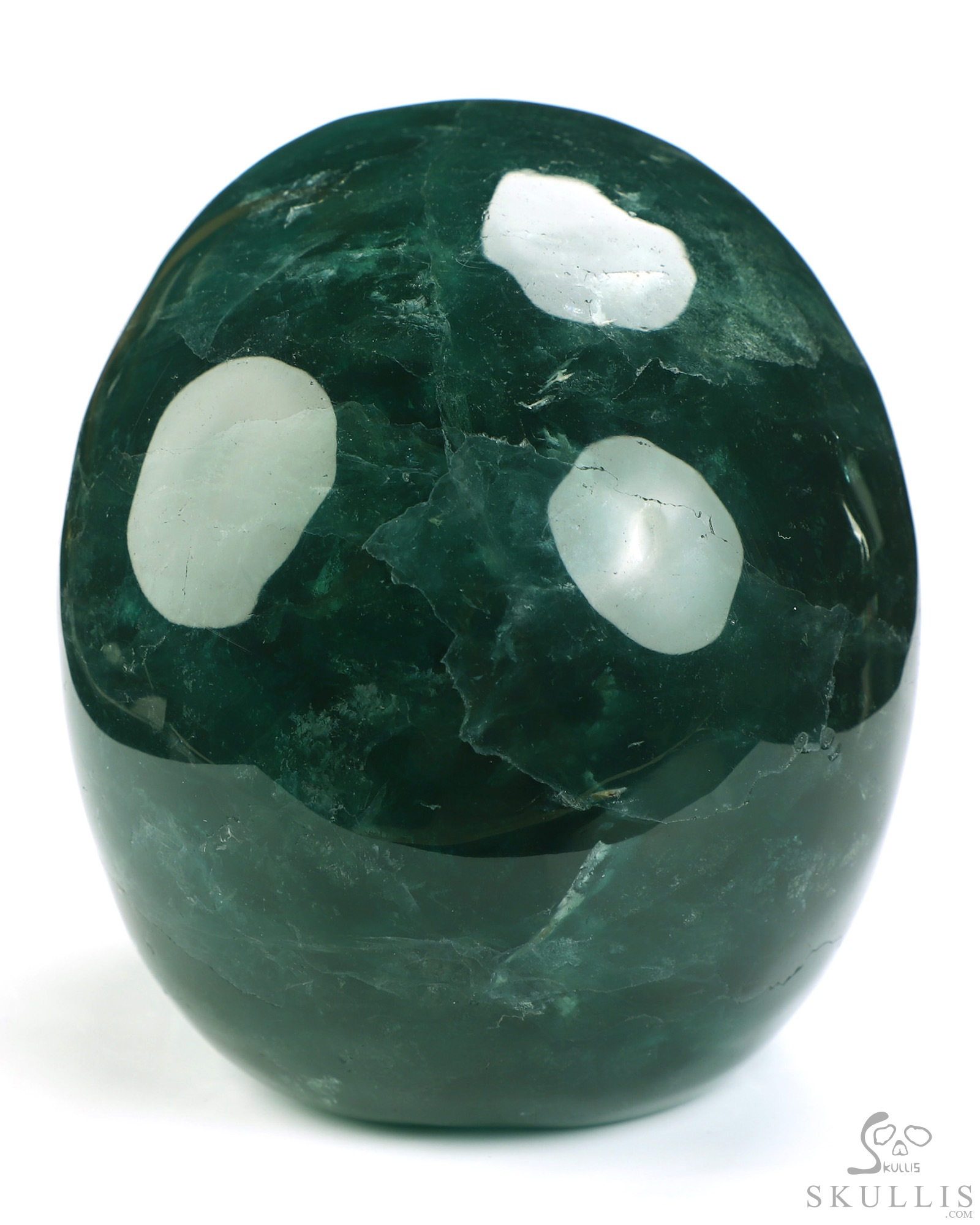 5.0" Fluorite Hand Carved Crystal Skull, Realistic, Crystal Healing 5.0" Fluorite Hand Carved Crystal Skull, Realistic, Crystal Healing