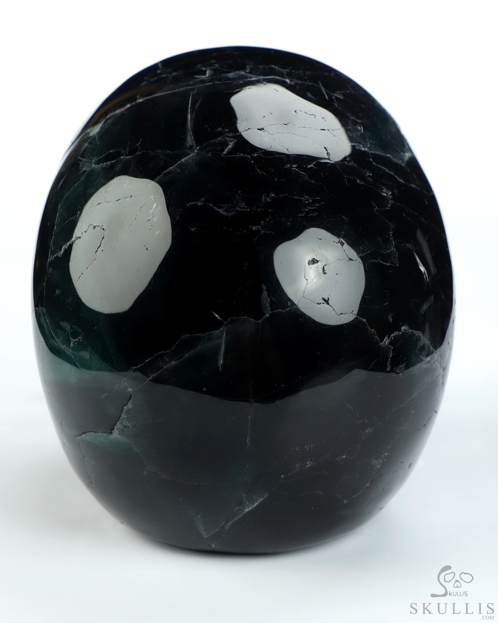 4.9" Fluorite Hand Carved Crystal Skull, Realistic, Crystal Healing 4.9" Fluorite Hand Carved Crystal Skull, Realistic, Crystal Healing