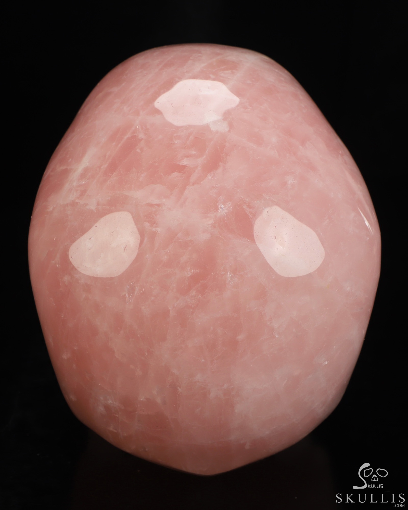 Lifesized 6.8" Rose Quartz Hand Carved Crystal Skull, Super Realistic, Crystal Healing Lifesized 6.8" Rose Quartz Hand Carved Crystal Skull, Super Realistic, Crystal Healing