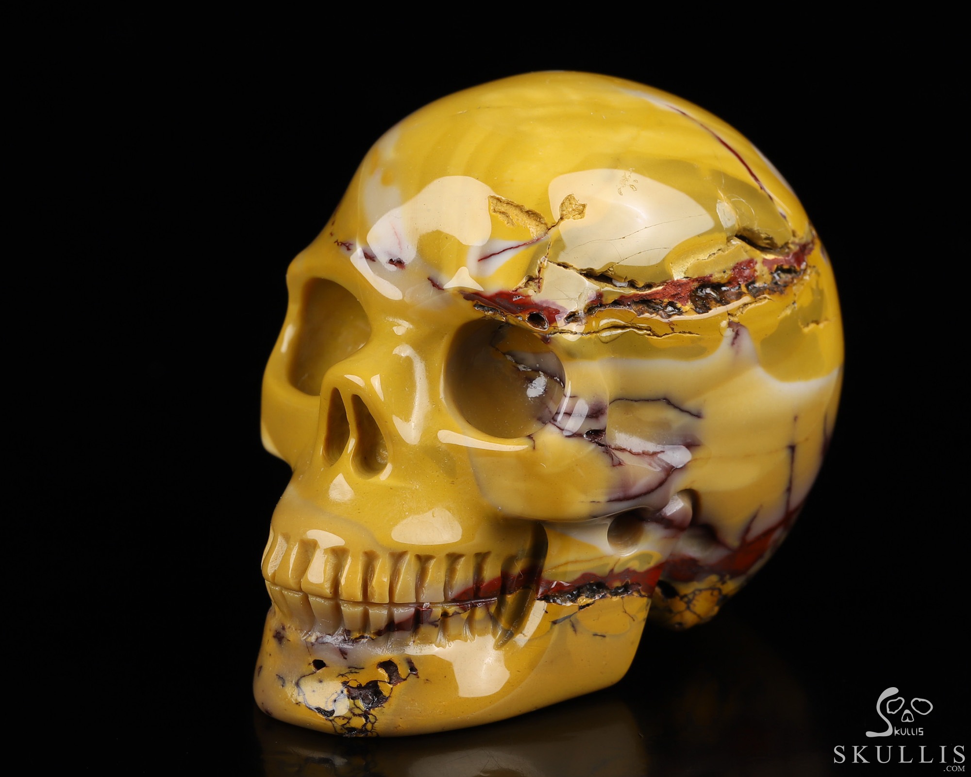 2.0" Mookaite Jasper Hand Carved Crystal Skull, Realistic, Crystal Healing 2.0" Mookaite Jasper Hand Carved Crystal Skull, Realistic, Crystal Healing