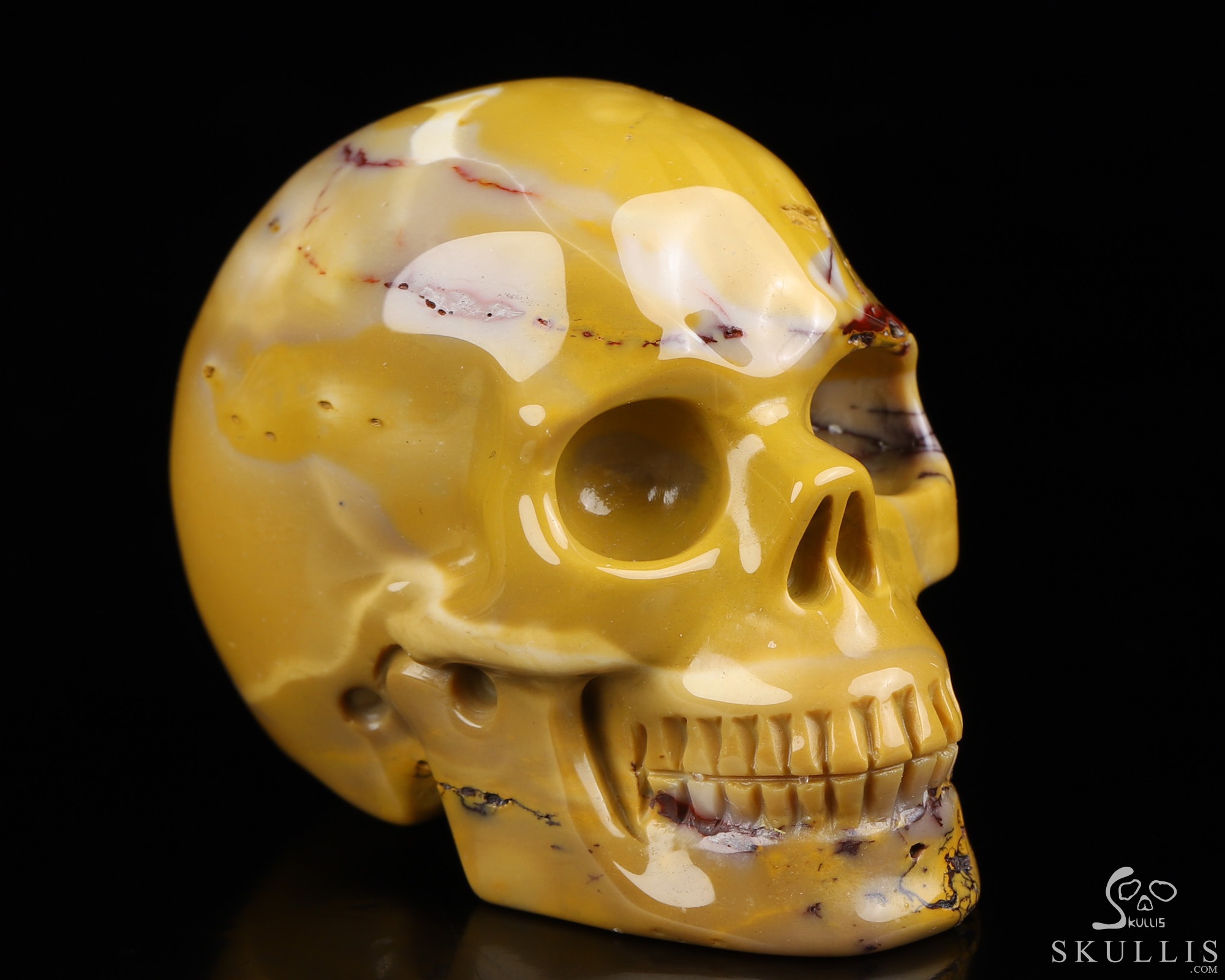 2.0" Mookaite Jasper Hand Carved Crystal Skull, Realistic, Crystal Healing 2.0" Mookaite Jasper Hand Carved Crystal Skull, Realistic, Crystal Healing