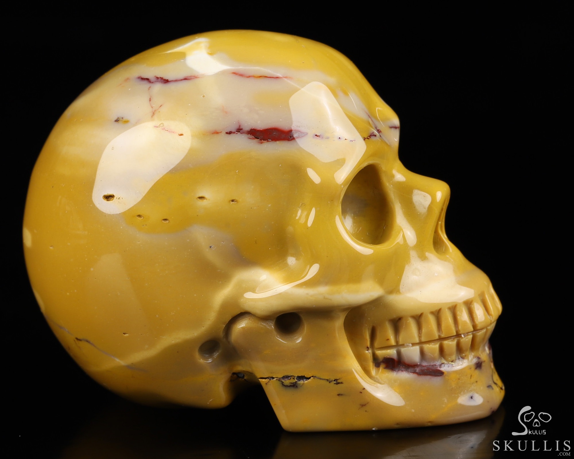 2.0" Mookaite Jasper Hand Carved Crystal Skull, Realistic, Crystal Healing 2.0" Mookaite Jasper Hand Carved Crystal Skull, Realistic, Crystal Healing