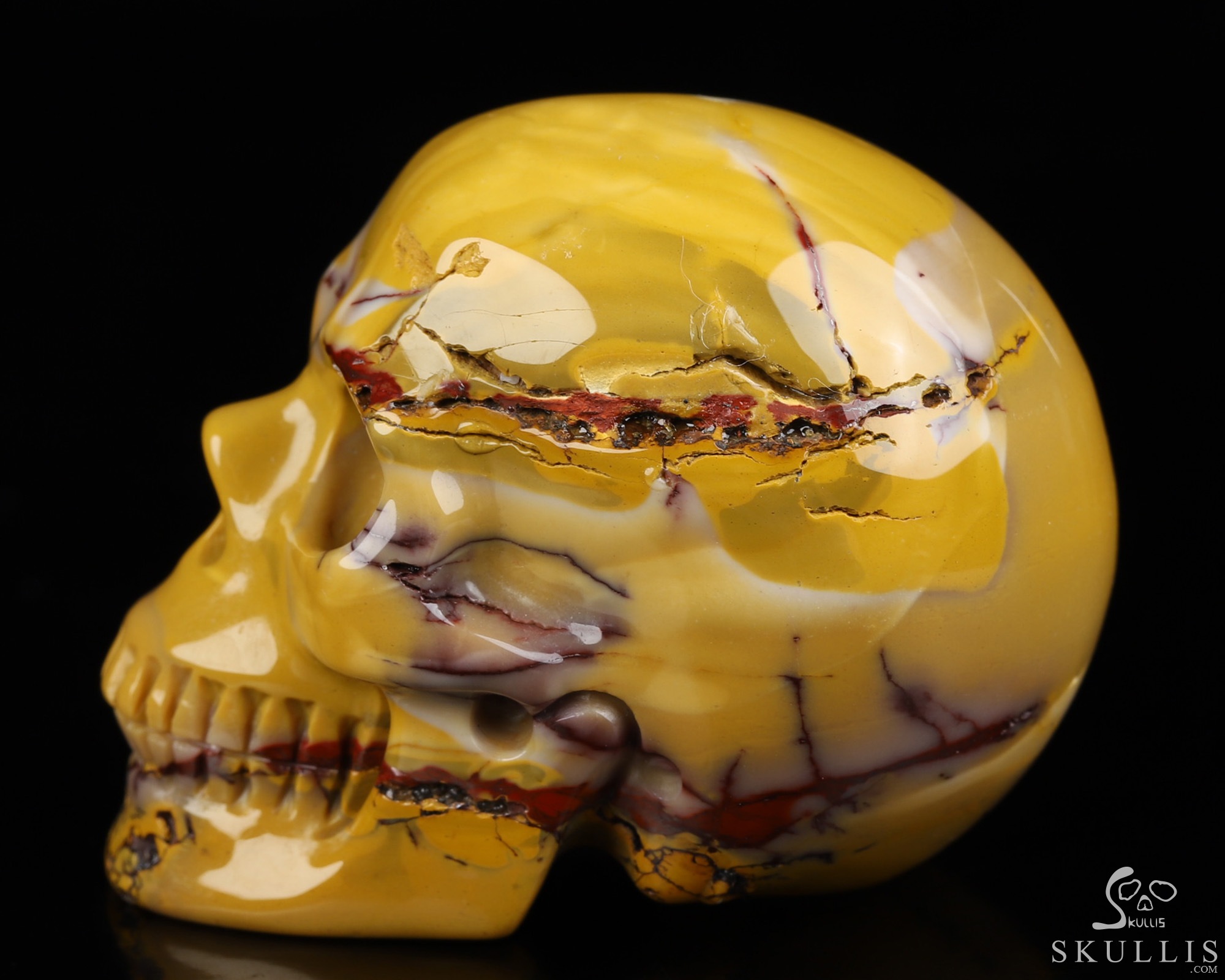 2.0" Mookaite Jasper Hand Carved Crystal Skull, Realistic, Crystal Healing 2.0" Mookaite Jasper Hand Carved Crystal Skull, Realistic, Crystal Healing