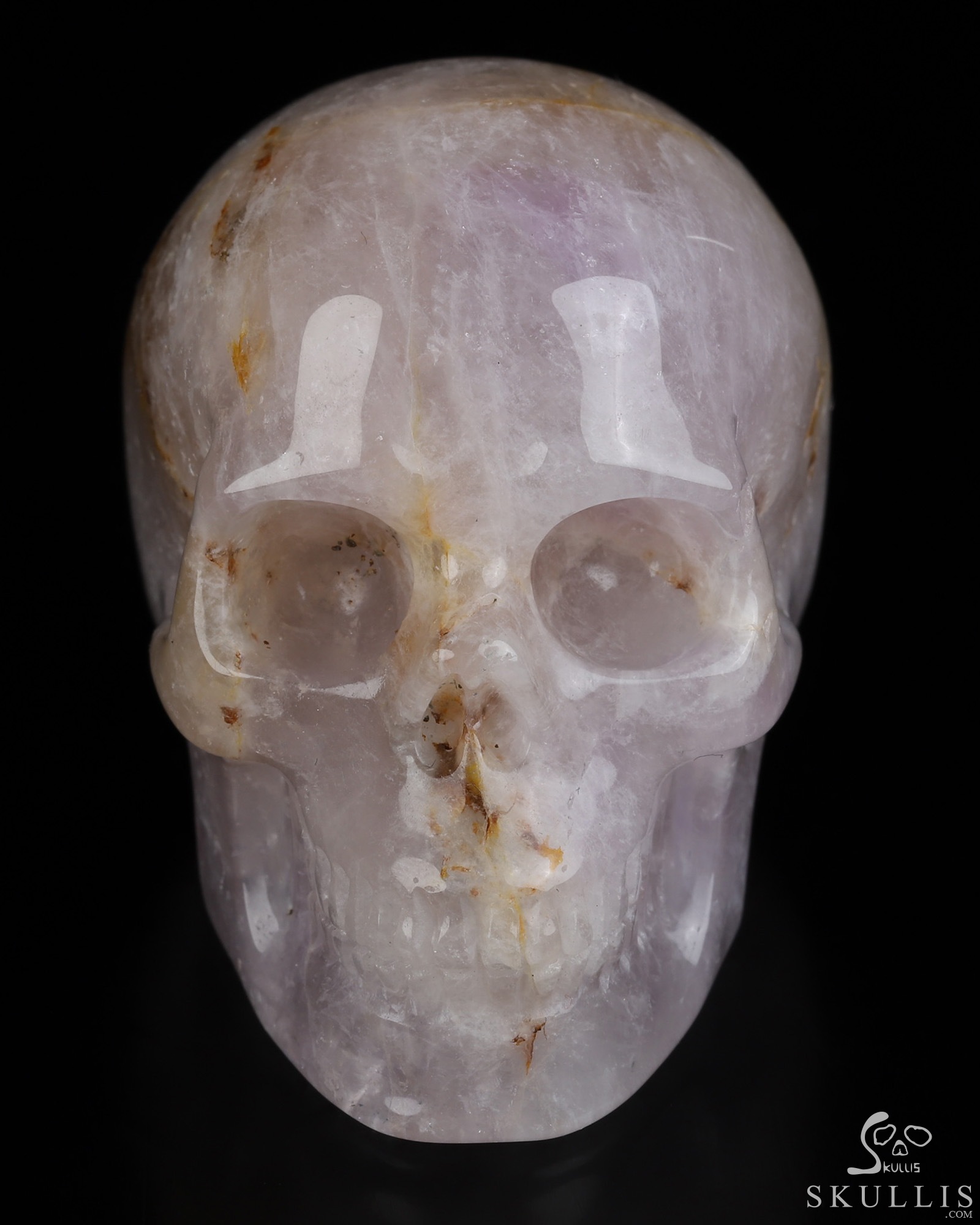 Gemstone 2.0" Amethyst Hand Carved Crystal Skull, Realistic, Crystal Healing Gemstone 2.0" Amethyst Hand Carved Crystal Skull, Realistic, Crystal Healing