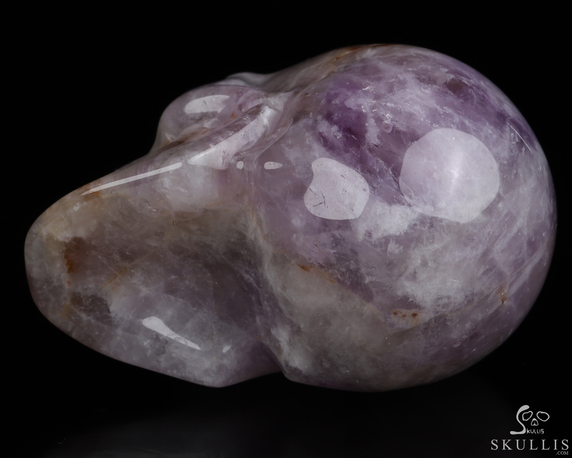 2.0" Amethyst Hand Carved Crystal Skull, Realistic, Crystal Healing 2.0" Amethyst Hand Carved Crystal Skull, Realistic, Crystal Healing