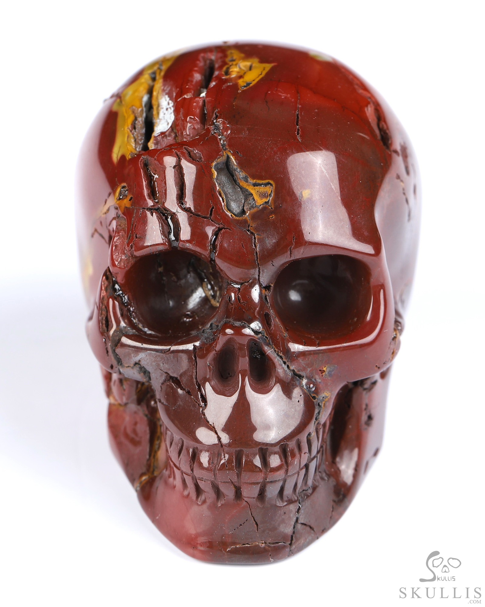 2.0" Mookaite Jasper Hand Carved Crystal Skull, Realistic, Crystal Healing 2.0" Mookaite Jasper Hand Carved Crystal Skull, Realistic, Crystal Healing