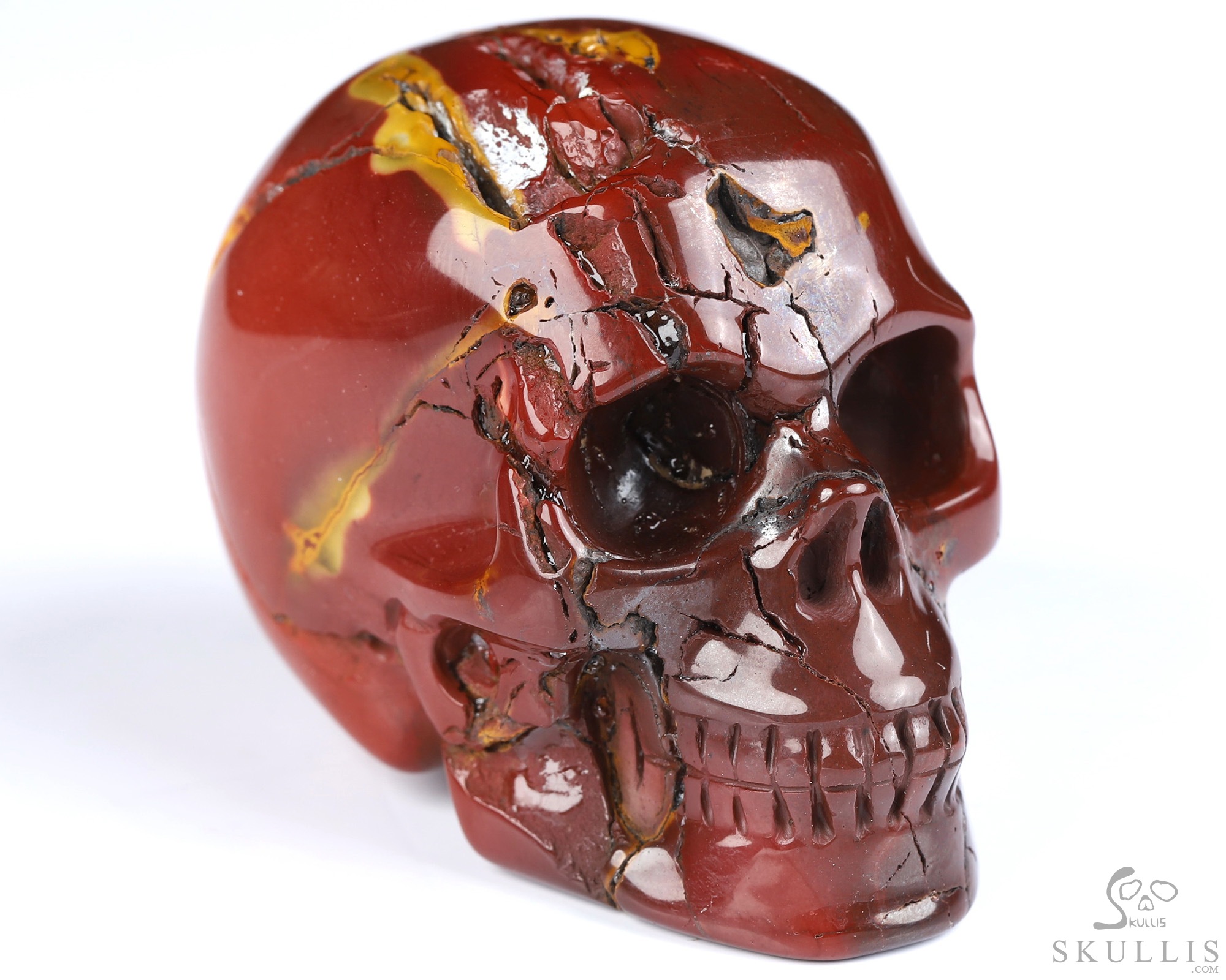 2.0" Mookaite Jasper Hand Carved Crystal Skull, Realistic, Crystal Healing 2.0" Mookaite Jasper Hand Carved Crystal Skull, Realistic, Crystal Healing