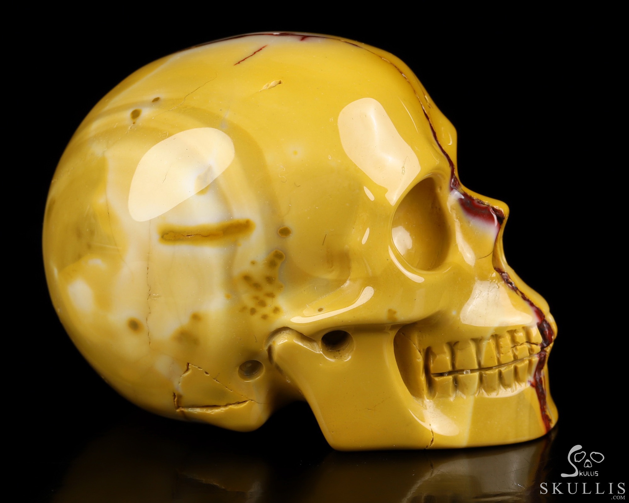 2.0" Mookaite Jasper Hand Carved Crystal Skull, Realistic, Crystal Healing 2.0" Mookaite Jasper Hand Carved Crystal Skull, Realistic, Crystal Healing