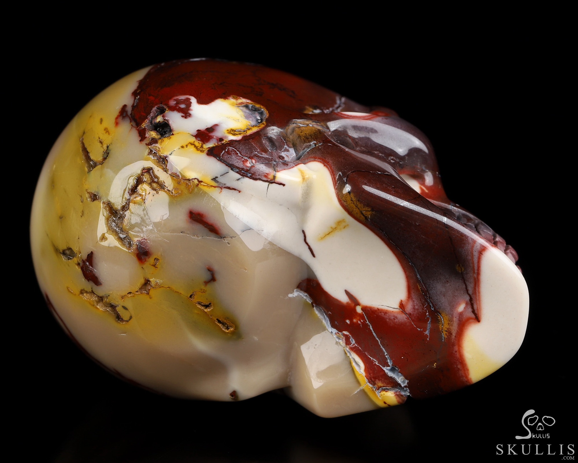 2.0" Mookaite Jasper Hand Carved Crystal Skull, Realistic, Crystal Healing 2.0" Mookaite Jasper Hand Carved Crystal Skull, Realistic, Crystal Healing