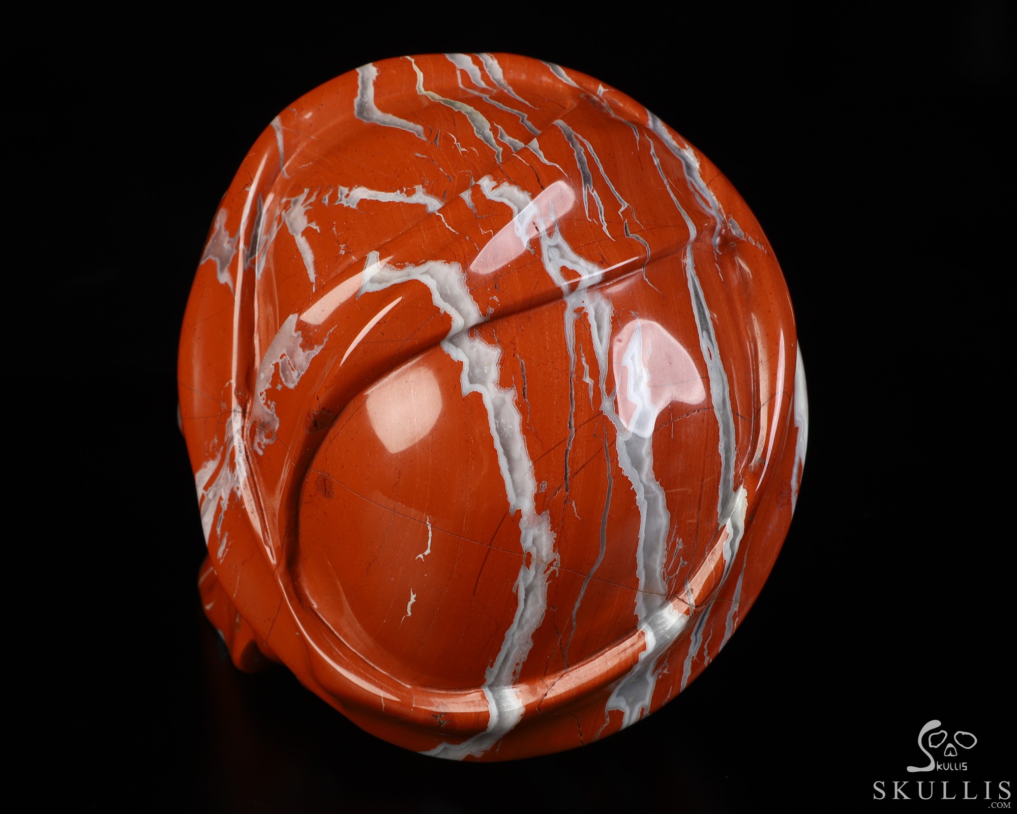 5.1" Red Jasper Hand Carved Zombie Crystal Skull Fine Art Sculpture, Crystal Healing 5.1" Red Jasper Hand Carved Zombie Crystal Skull Fine Art Sculpture, Crystal Healing