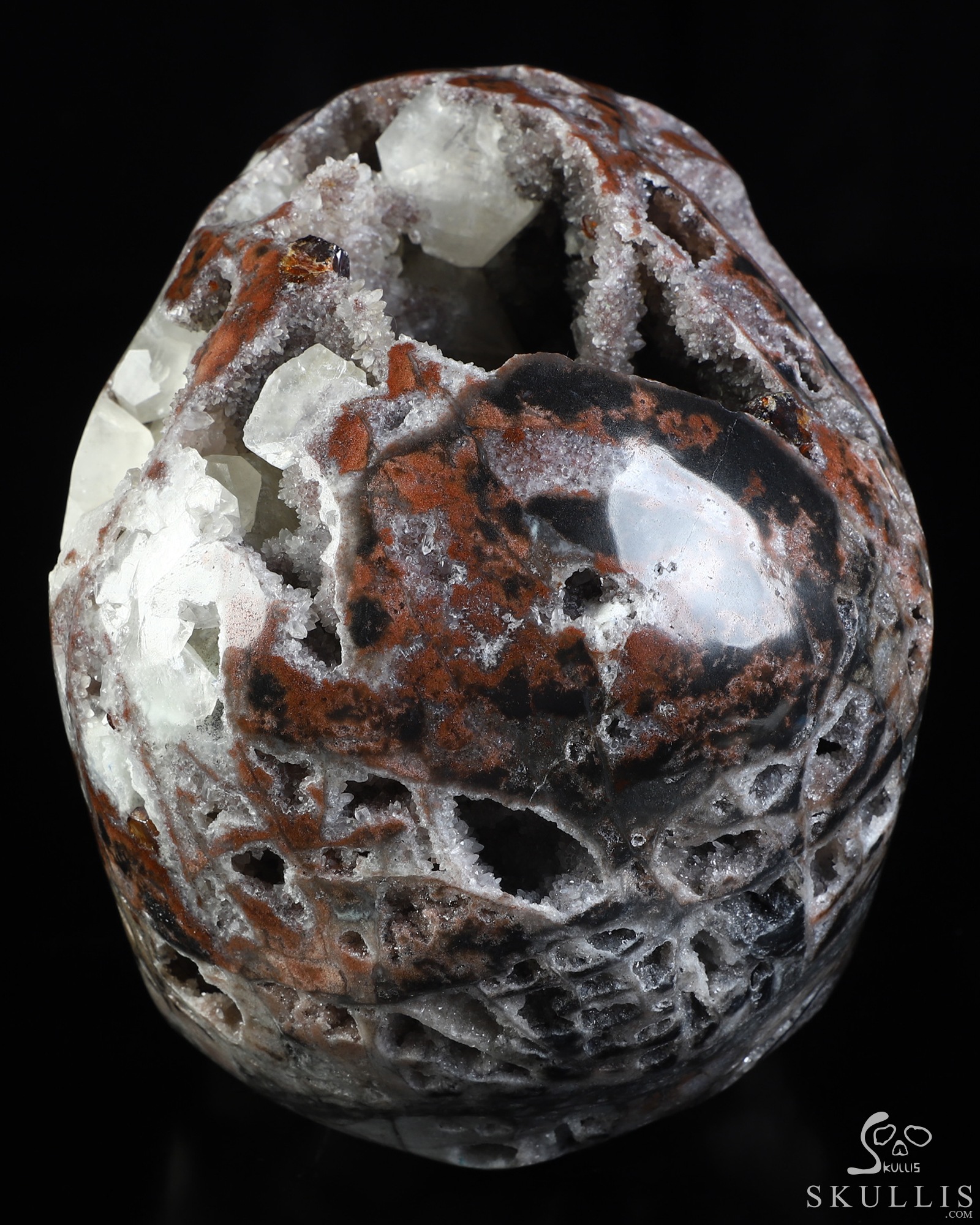 Lifesized 6.8" Geode fluorite Hand Carved Crystal Skull, Super Realistic, Crystal Healing Lifesized 6.8" Geode fluorite Hand Carved Crystal Skull, Super Realistic, Crystal Healing