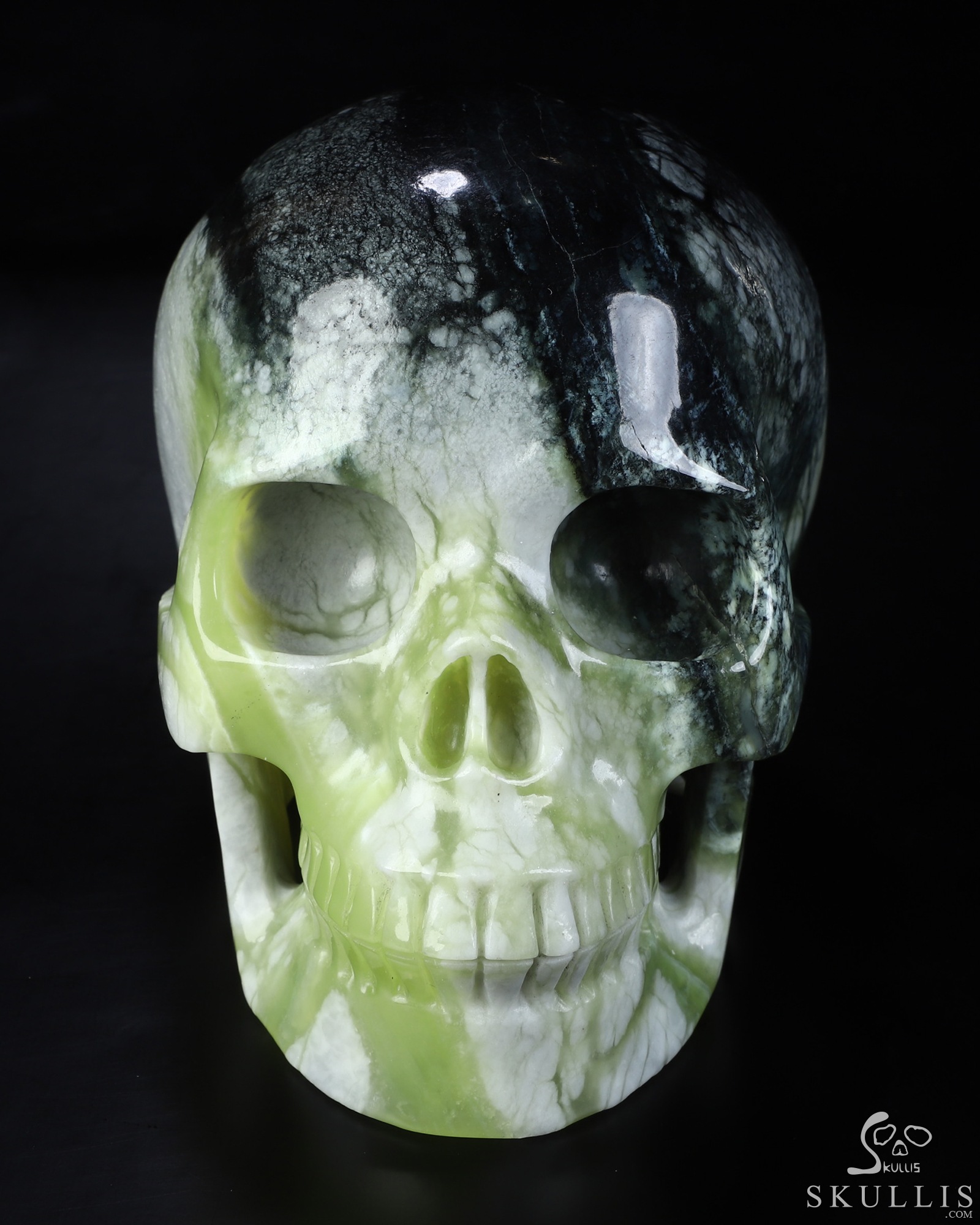 5.0" Chinese Picasso Jasper Hand Carved Crystal Skull, Realistic, Crystal Healing 5.0" Chinese Picasso Jasper Hand Carved Crystal Skull, Realistic, Crystal Healing