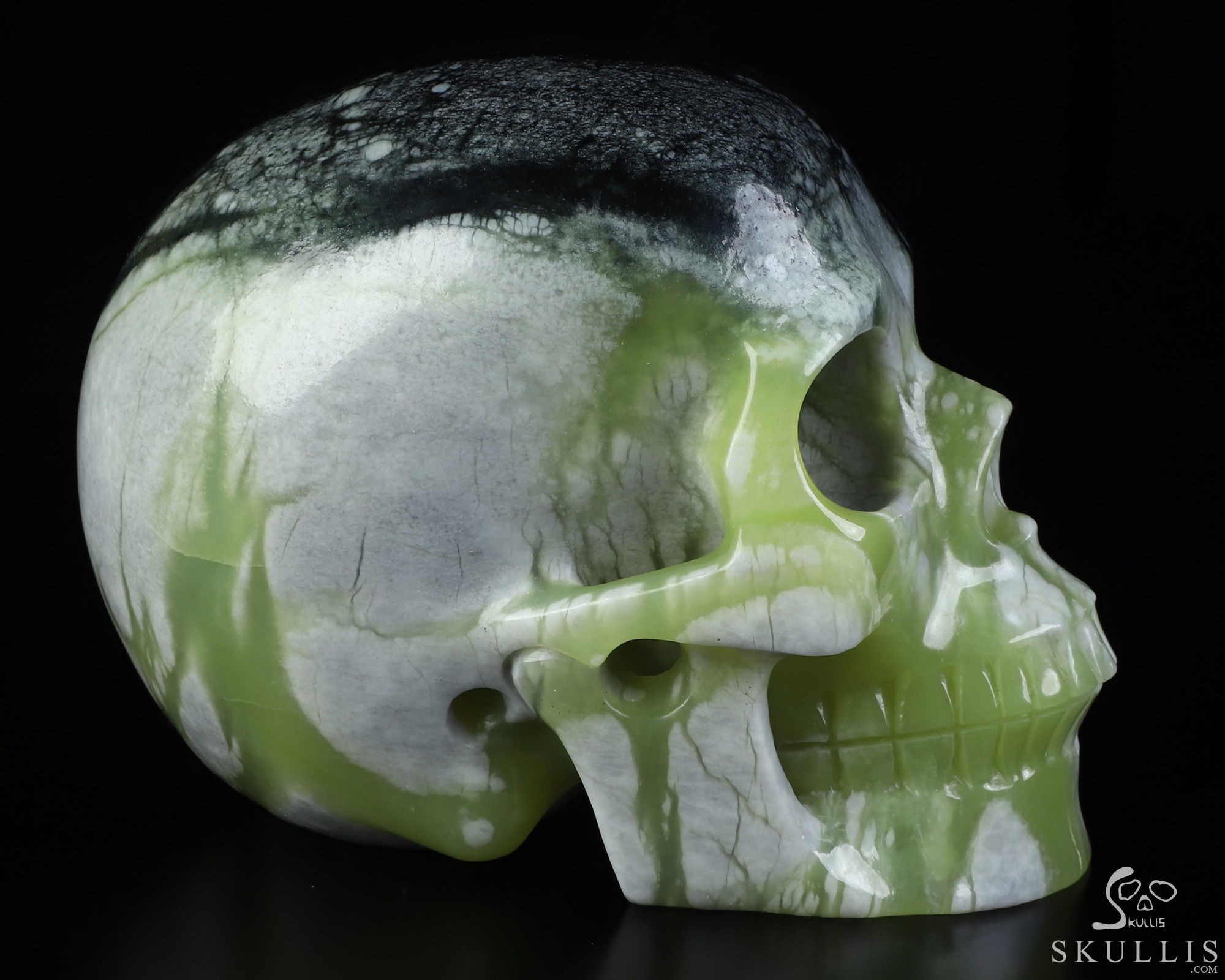 5.0" Chinese Picasso Jasper Hand Carved Crystal Skull, Realistic, Crystal Healing 5.0" Chinese Picasso Jasper Hand Carved Crystal Skull, Realistic, Crystal Healing