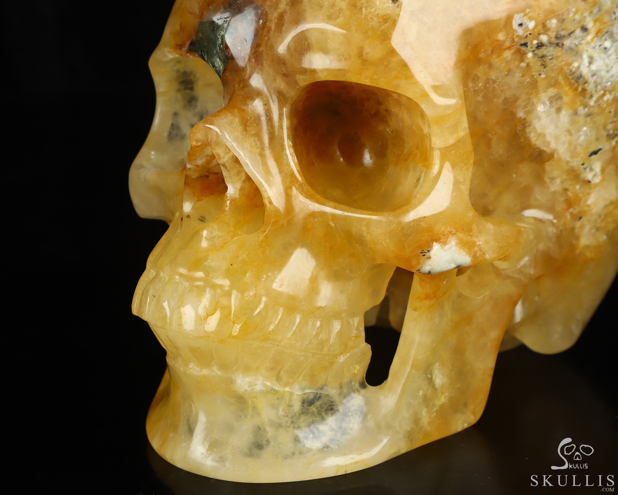 Sept 13, 2026 ACSAD (A Crystal Skull a Day) - Relic of Dawn - Lifesized 6.9" Golden Healer Quartz Hand Carved Crystal Skull, Super Realistic, Crystal Healing Sept 13, 2026 ACSAD (A Crystal Skull a Day) - Relic of Dawn - Lifesized 6.9" Golden Healer Quartz Hand Carved Crystal Skull, Super Realistic, Crystal Healing