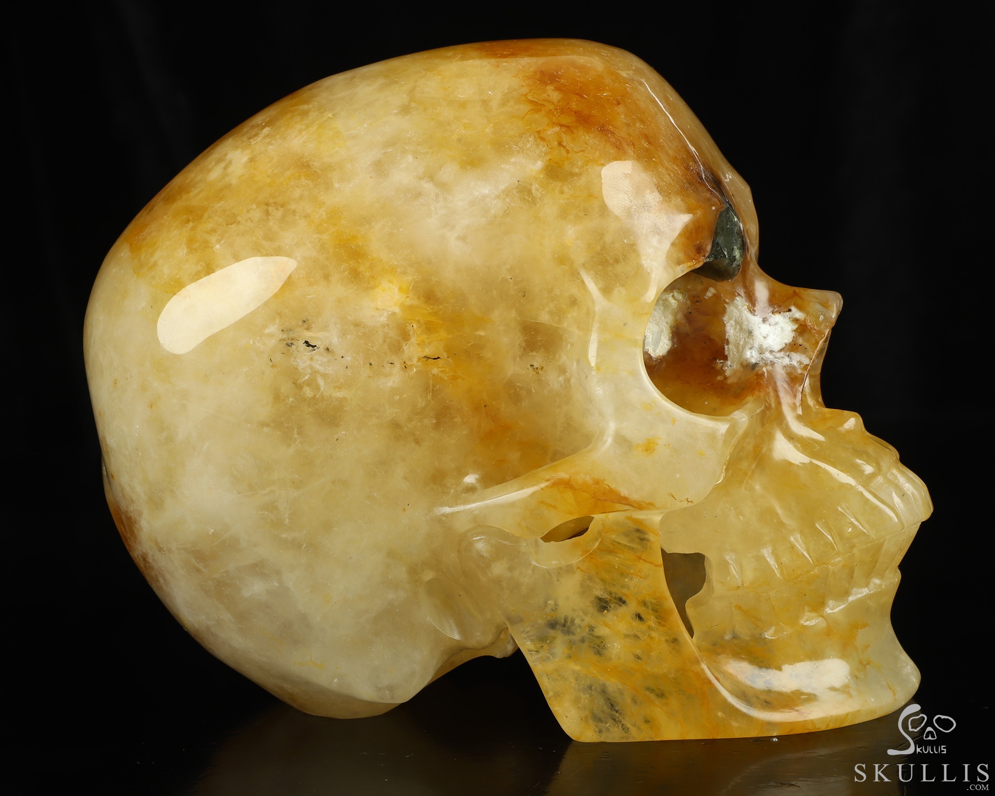 Sept 13, 2026 ACSAD (A Crystal Skull a Day) - Relic of Dawn - Lifesized 6.9" Golden Healer Quartz Hand Carved Crystal Skull, Super Realistic, Crystal Healing Sept 13, 2026 ACSAD (A Crystal Skull a Day) - Relic of Dawn - Lifesized 6.9" Golden Healer Quartz Hand Carved Crystal Skull, Super Realistic, Crystal Healing
