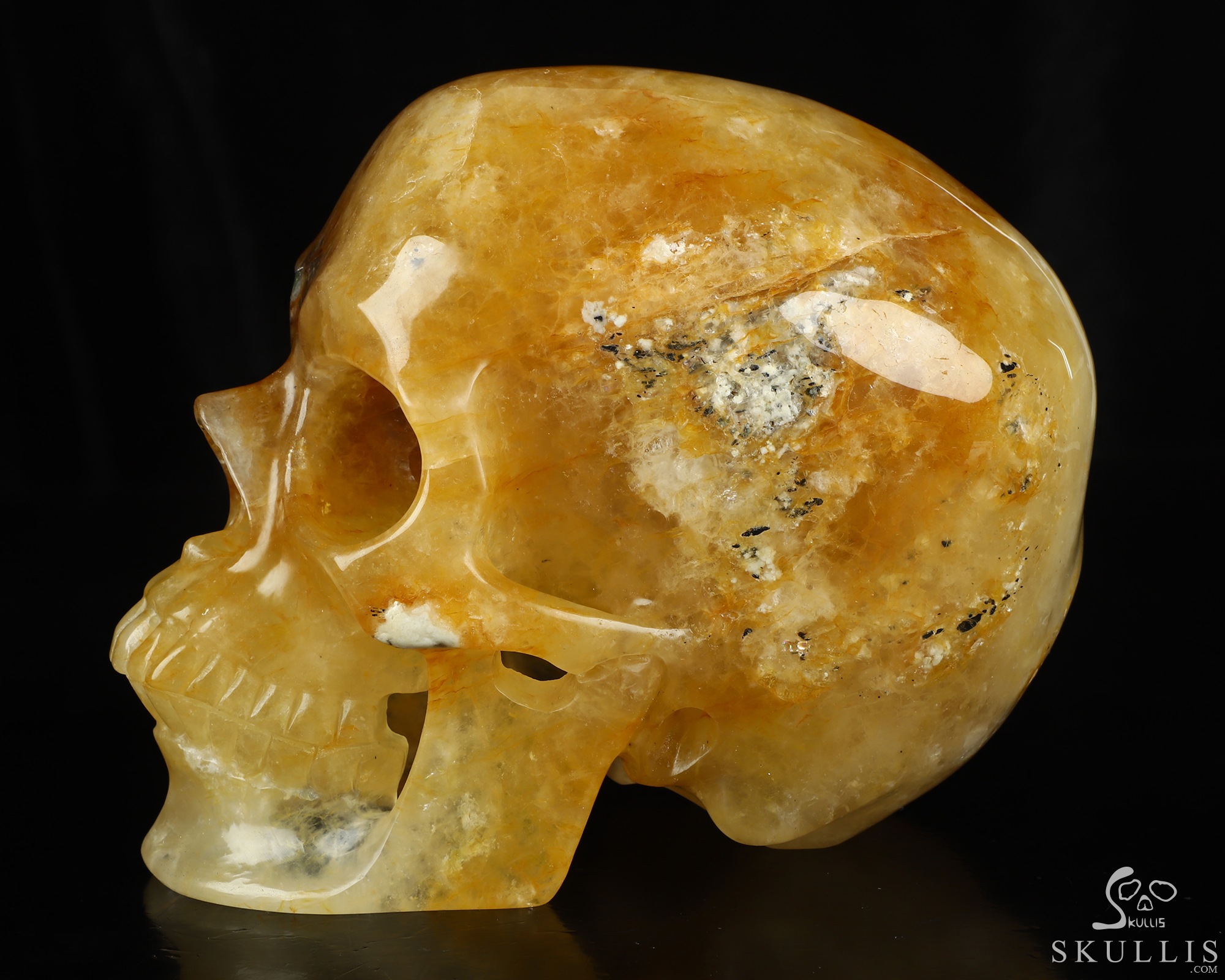 Sept 13, 2026 ACSAD (A Crystal Skull a Day) - Relic of Dawn - Lifesized 6.9" Golden Healer Quartz Hand Carved Crystal Skull, Super Realistic, Crystal Healing Sept 13, 2026 ACSAD (A Crystal Skull a Day) - Relic of Dawn - Lifesized 6.9" Golden Healer Quartz Hand Carved Crystal Skull, Super Realistic, Crystal Healing