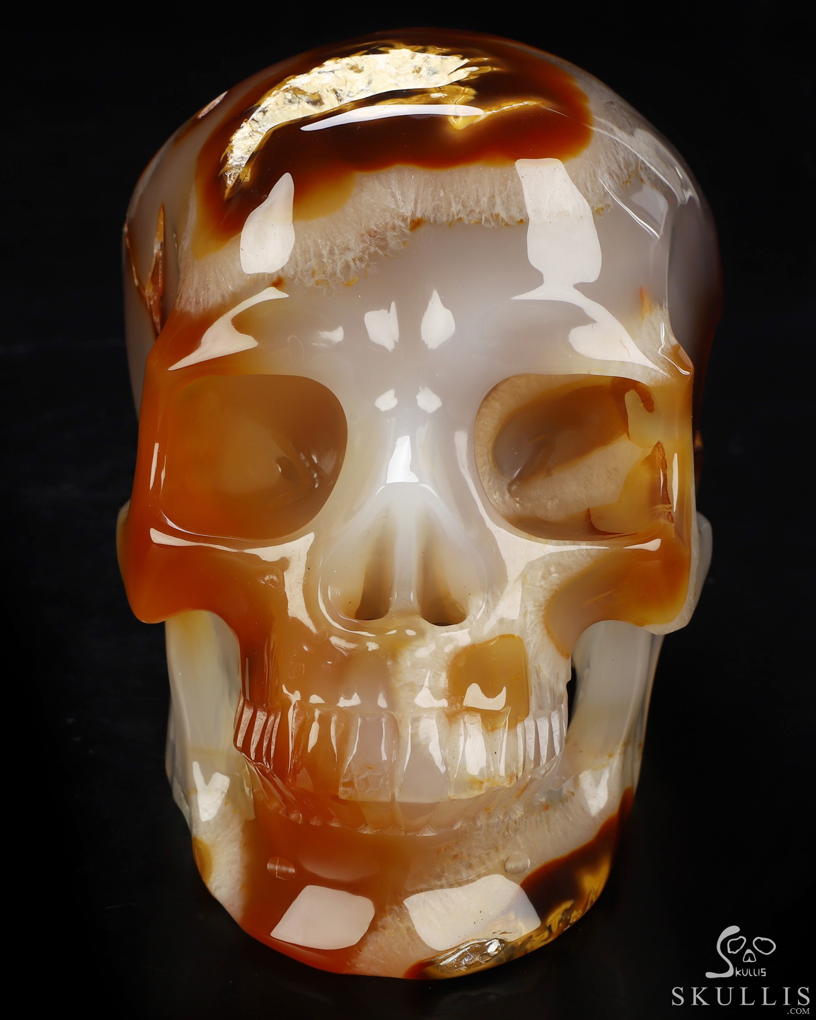 Lifesized 6.0" Carnelian Hand Carved Crystal Skull, Super Realistic, Crystal Healing Lifesized 6.0" Carnelian Hand Carved Crystal Skull, Super Realistic, Crystal Healing