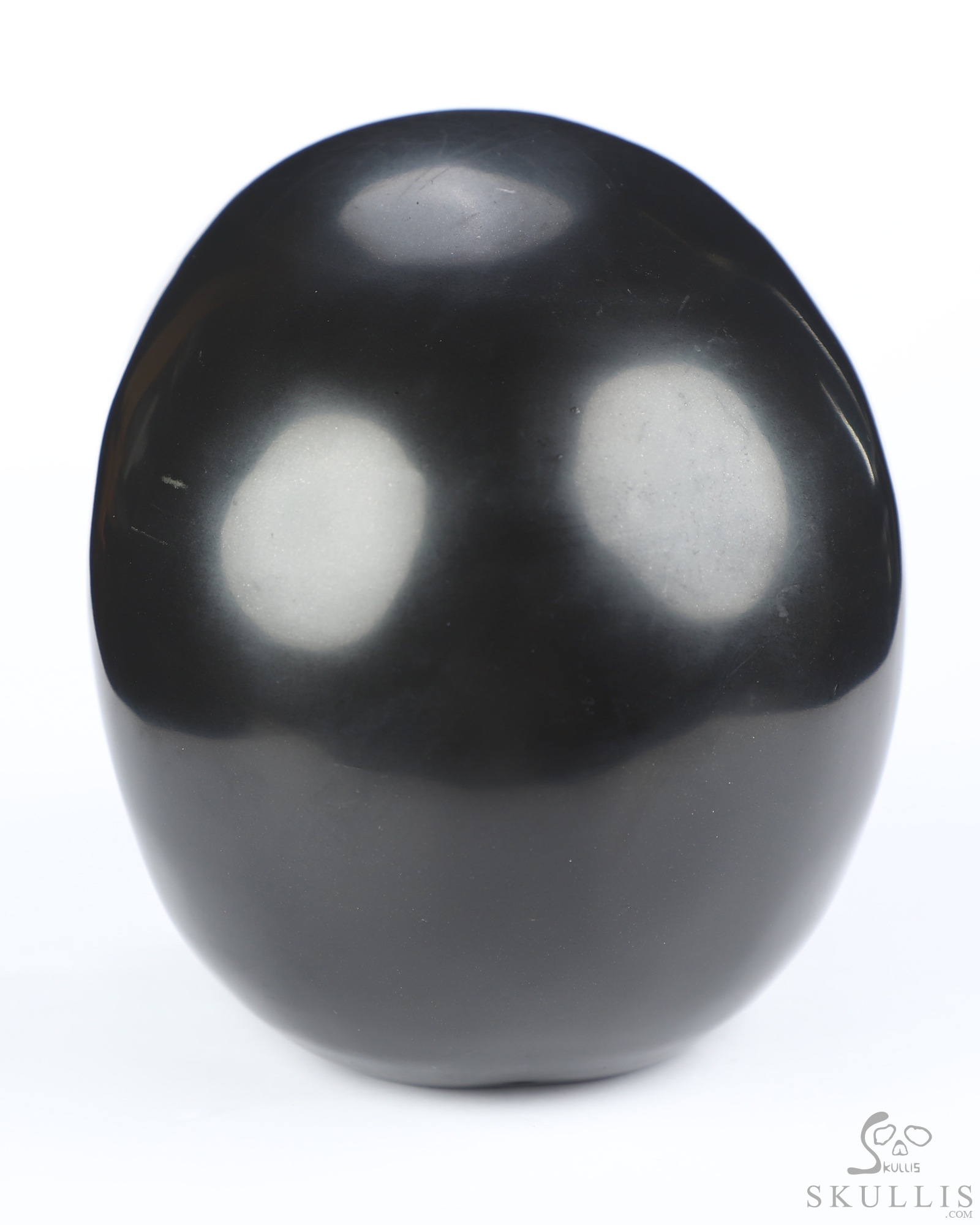 4.9" Shungite Hand Carved Crystal Skull, Realistic, Crystal Healing 4.9" Shungite Hand Carved Crystal Skull, Realistic, Crystal Healing