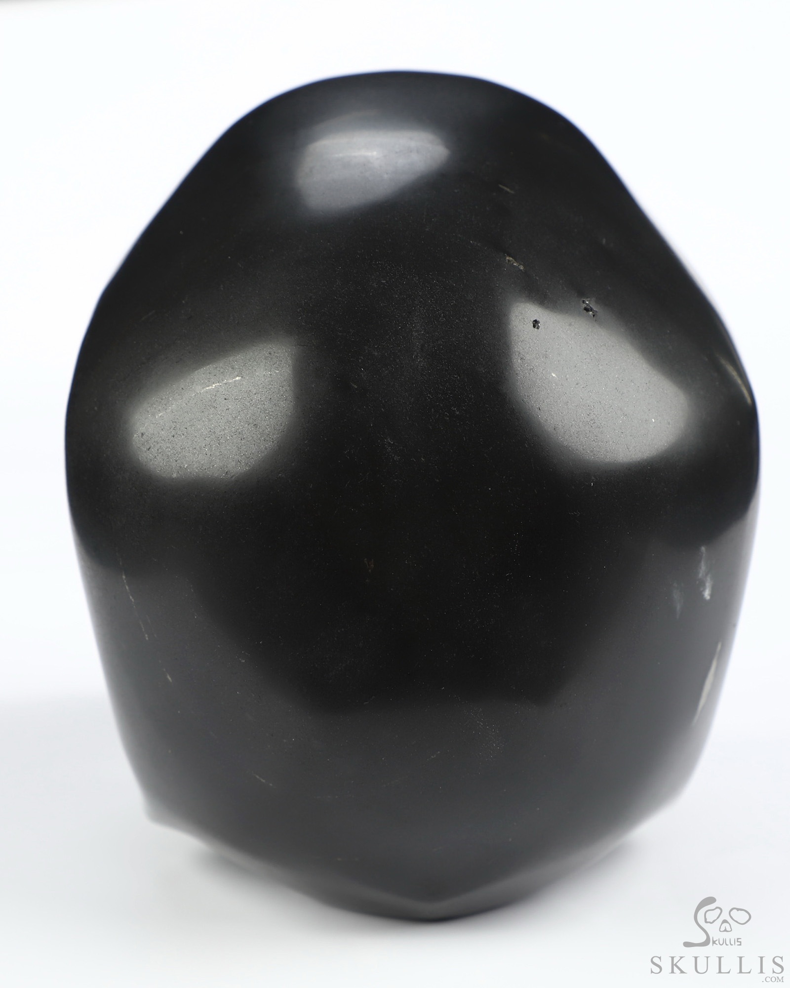 5.1" Shungite Hand Carved Crystal Skull, Super Realistic, Crystal Healing 5.1" Shungite Hand Carved Crystal Skull, Super Realistic, Crystal Healing