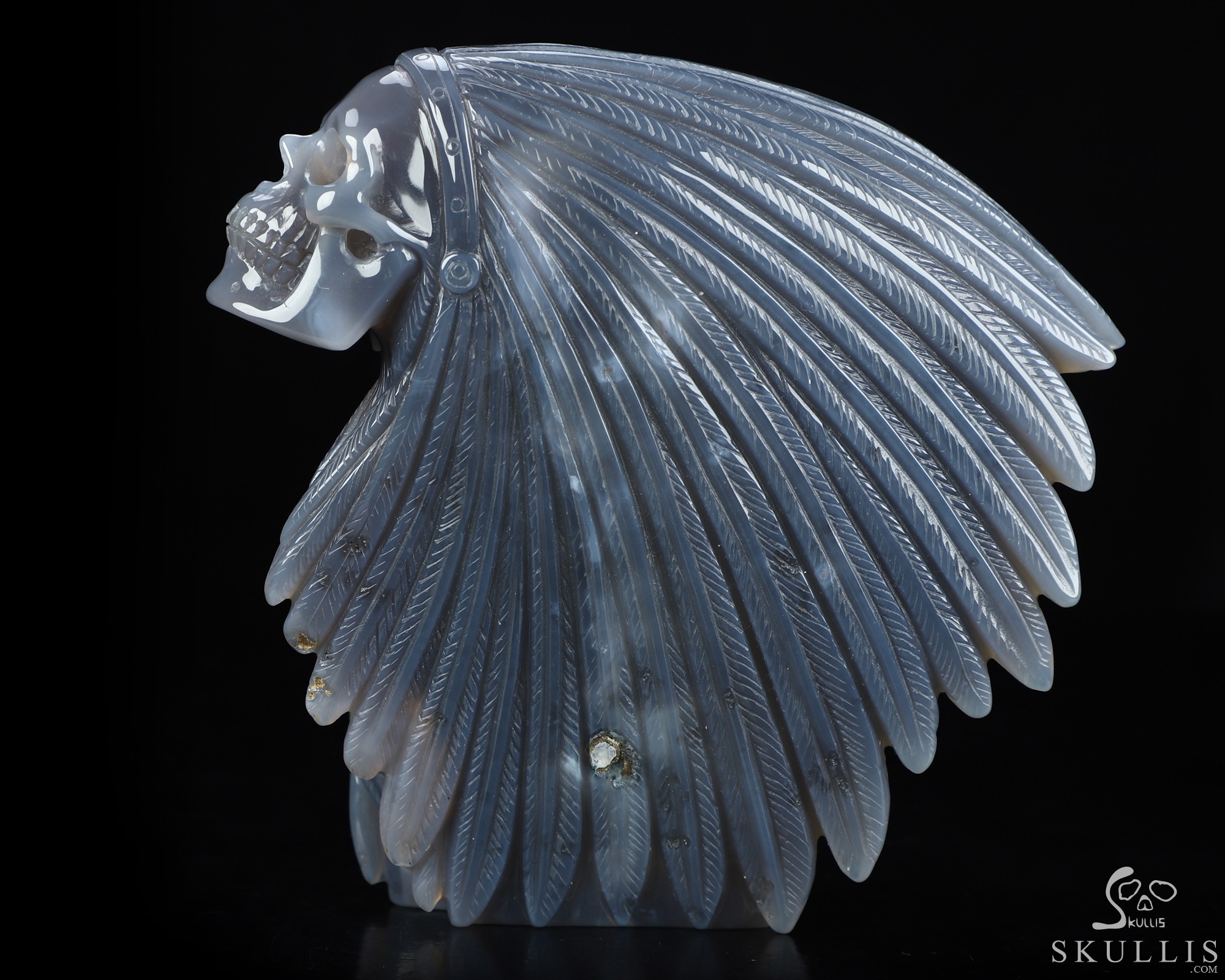 5.2" Agate Amethyst Geode Hand Carved Indian Crystal Skulls Sculpture, Crystal Healing 5.2" Agate Amethyst Geode Hand Carved Indian Crystal Skulls Sculpture, Crystal Healing