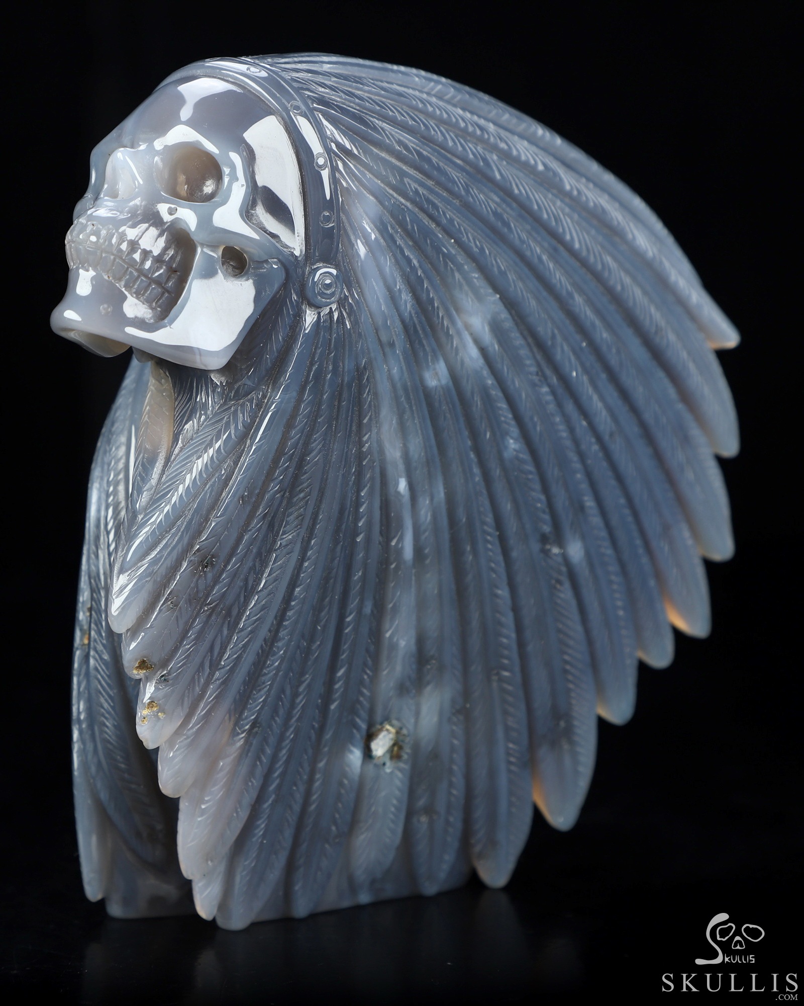 5.2" Agate Amethyst Geode Hand Carved Indian Crystal Skulls Sculpture, Crystal Healing 5.2" Agate Amethyst Geode Hand Carved Indian Crystal Skulls Sculpture, Crystal Healing