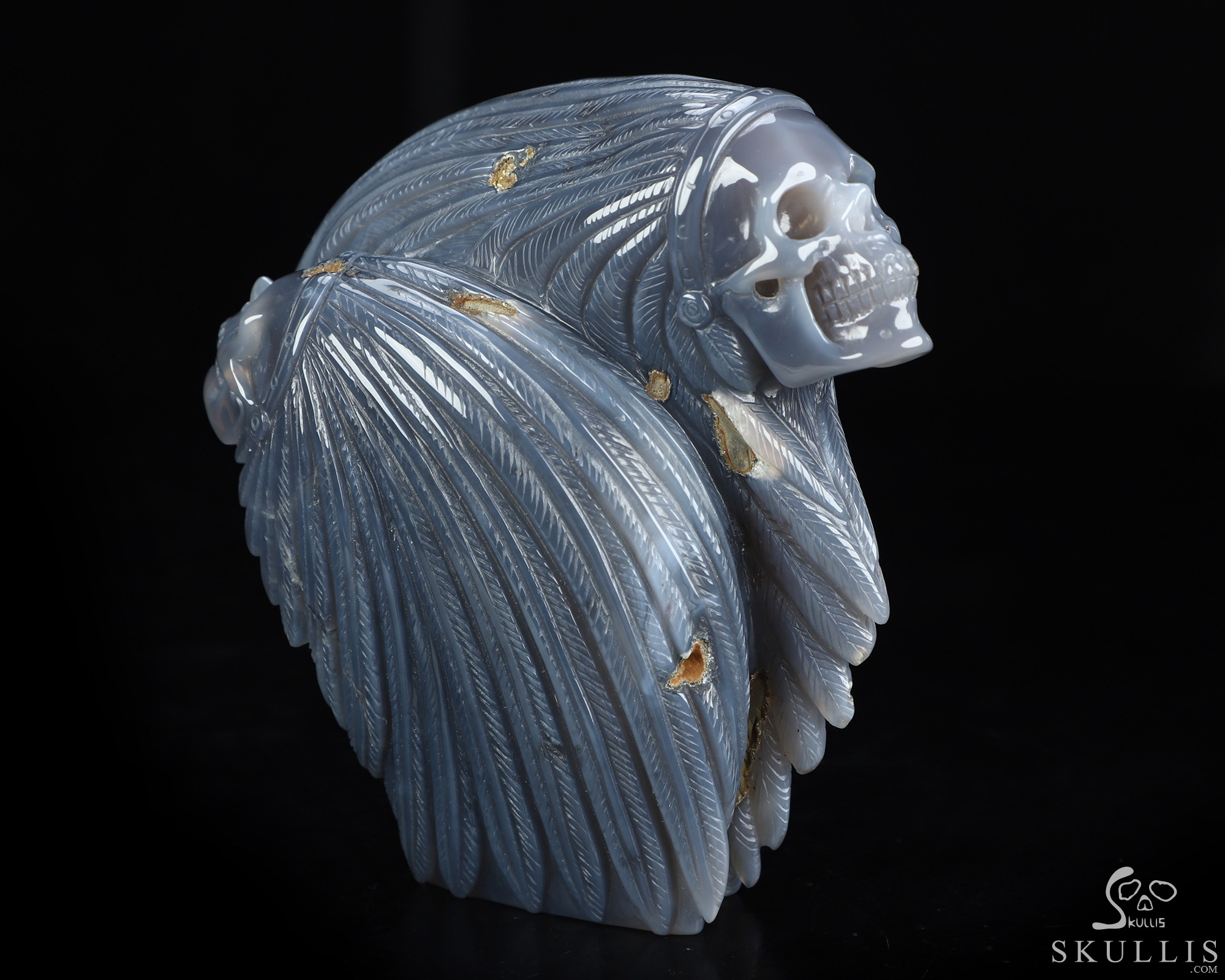 5.2" Agate Amethyst Geode Hand Carved Indian Crystal Skulls Sculpture, Crystal Healing 5.2" Agate Amethyst Geode Hand Carved Indian Crystal Skulls Sculpture, Crystal Healing