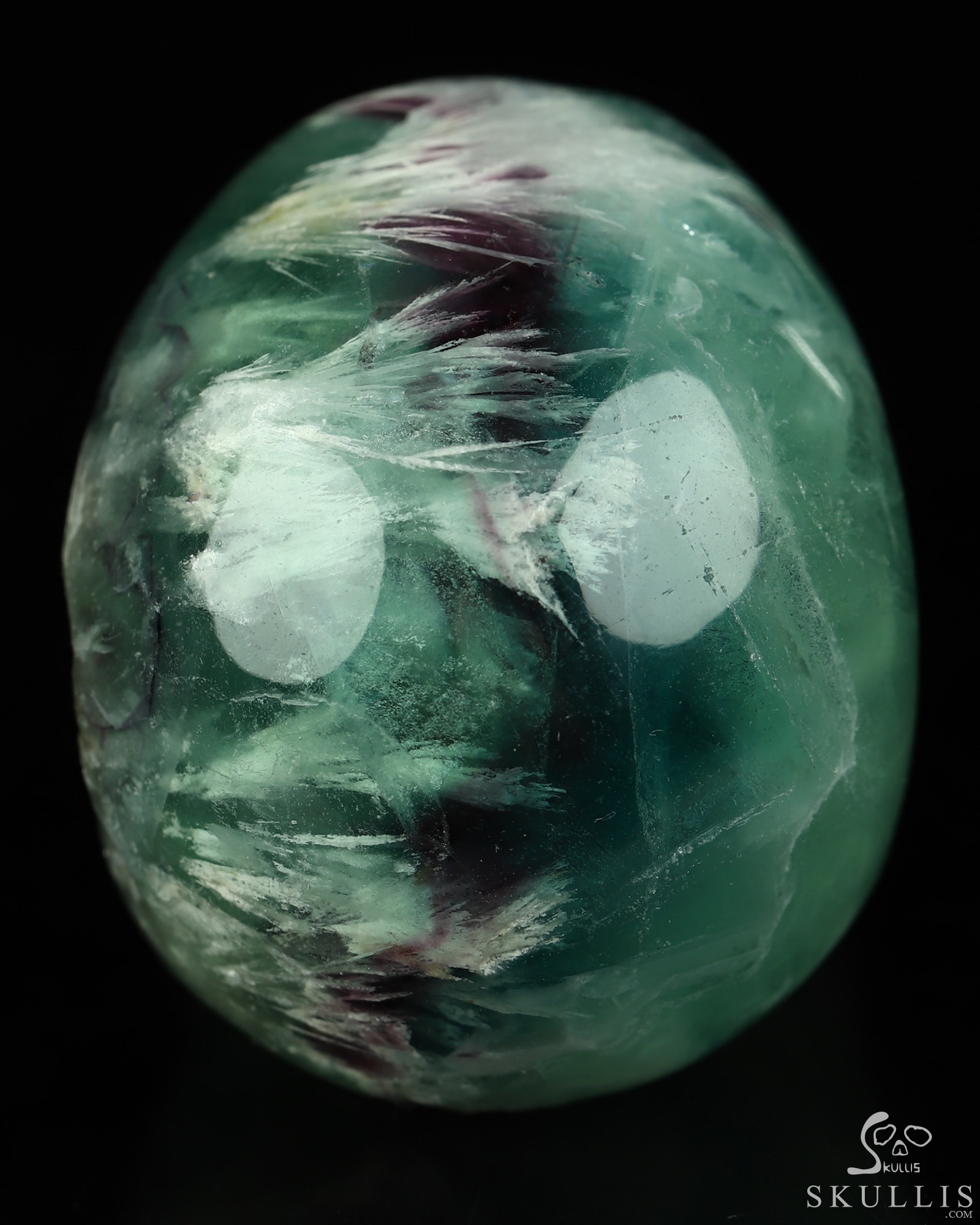 2.1" Fluorite Hand Carved Crystal Skull, Realistic, Crystal Healing 2.1" Fluorite Hand Carved Crystal Skull, Realistic, Crystal Healing