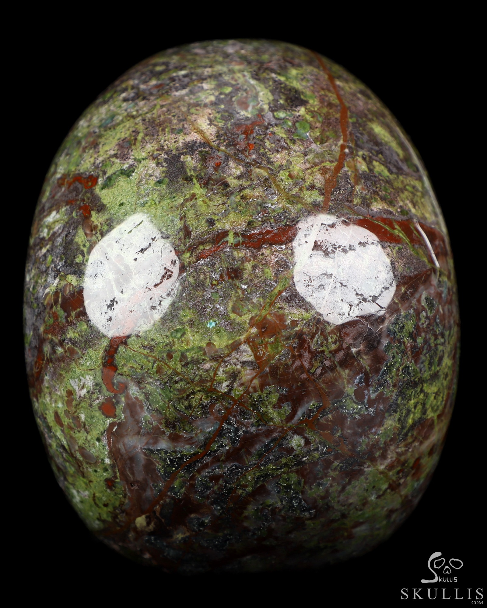 5.0" Dragon Blood Jasper Hand Carved Singing Crystal Skull Sculpture, Crystal Healing 5.0" Dragon Blood Jasper Hand Carved Singing Crystal Skull Sculpture, Crystal Healing