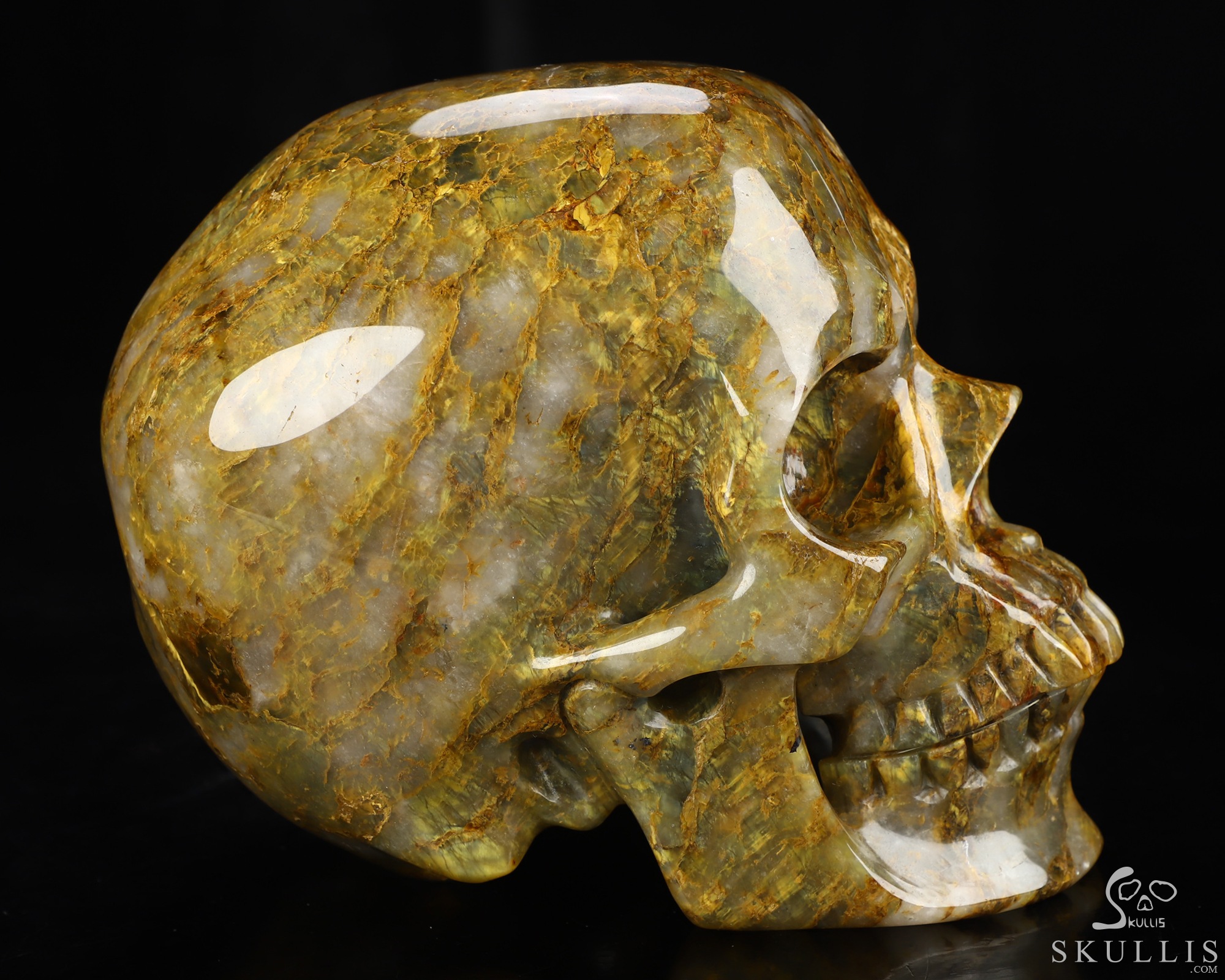 Lifesized 6.4" New Pietersite Hand Carved Crystal Skull, Super Realistic, Crystal Healing Lifesized 6.4" New Pietersite Hand Carved Crystal Skull, Super Realistic, Crystal Healing