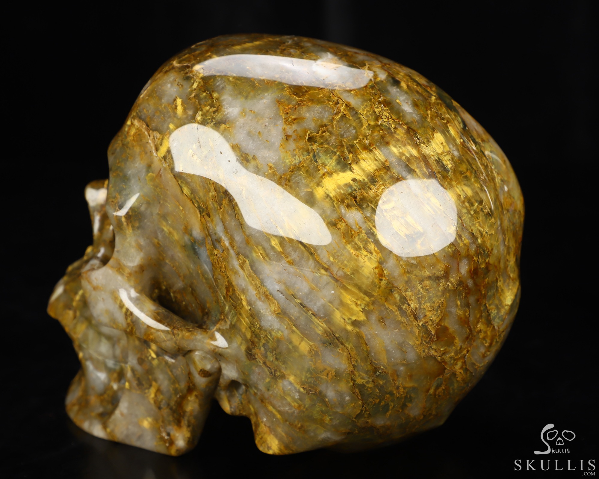 Lifesized 6.4" New Pietersite Hand Carved Crystal Skull, Super Realistic, Crystal Healing Lifesized 6.4" New Pietersite Hand Carved Crystal Skull, Super Realistic, Crystal Healing