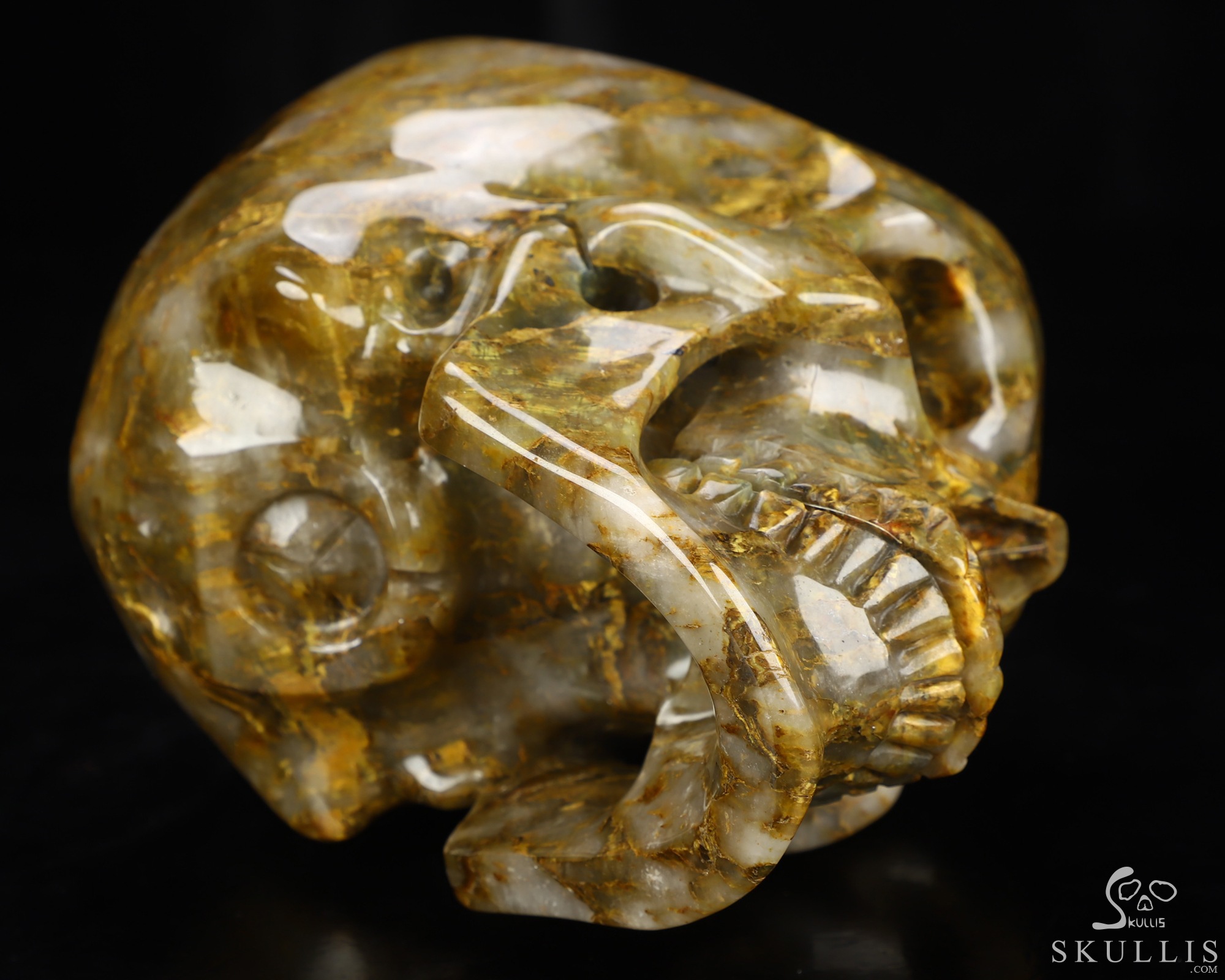 Lifesized 6.4" New Pietersite Hand Carved Crystal Skull, Super Realistic, Crystal Healing Lifesized 6.4" New Pietersite Hand Carved Crystal Skull, Super Realistic, Crystal Healing