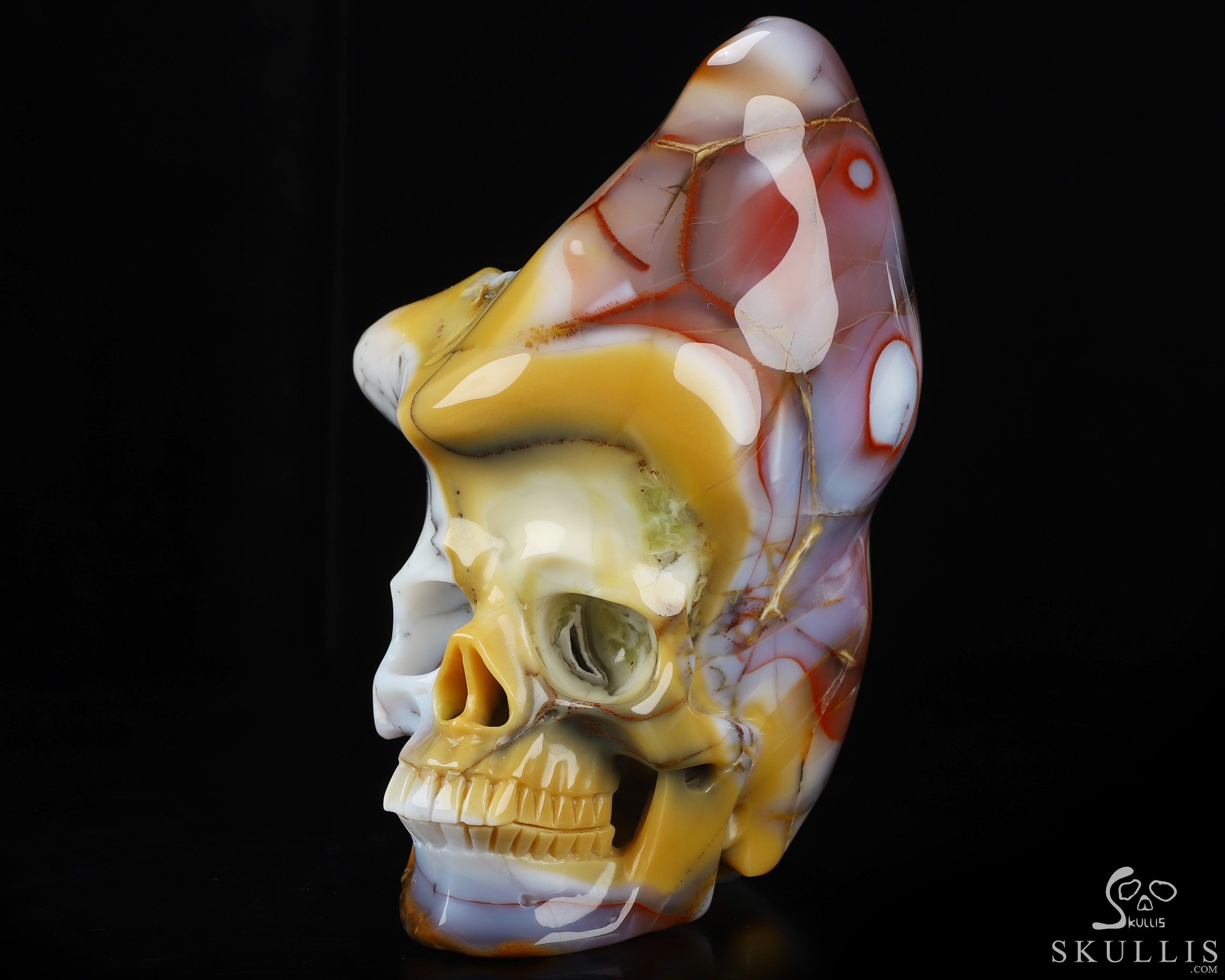 June 18, 2026 ACSAD (A Crystal Skull a Day) - The Open Mind - 8.3" Blue Chalcedony Carved Crystal Skull With Geode Fine Art Sculpture, Crystal Healing June 18, 2026 ACSAD (A Crystal Skull a Day) - The Open Mind - 8.3" Blue Chalcedony Carved Crystal Skull With Geode Fine Art Sculpture, Crystal Healing