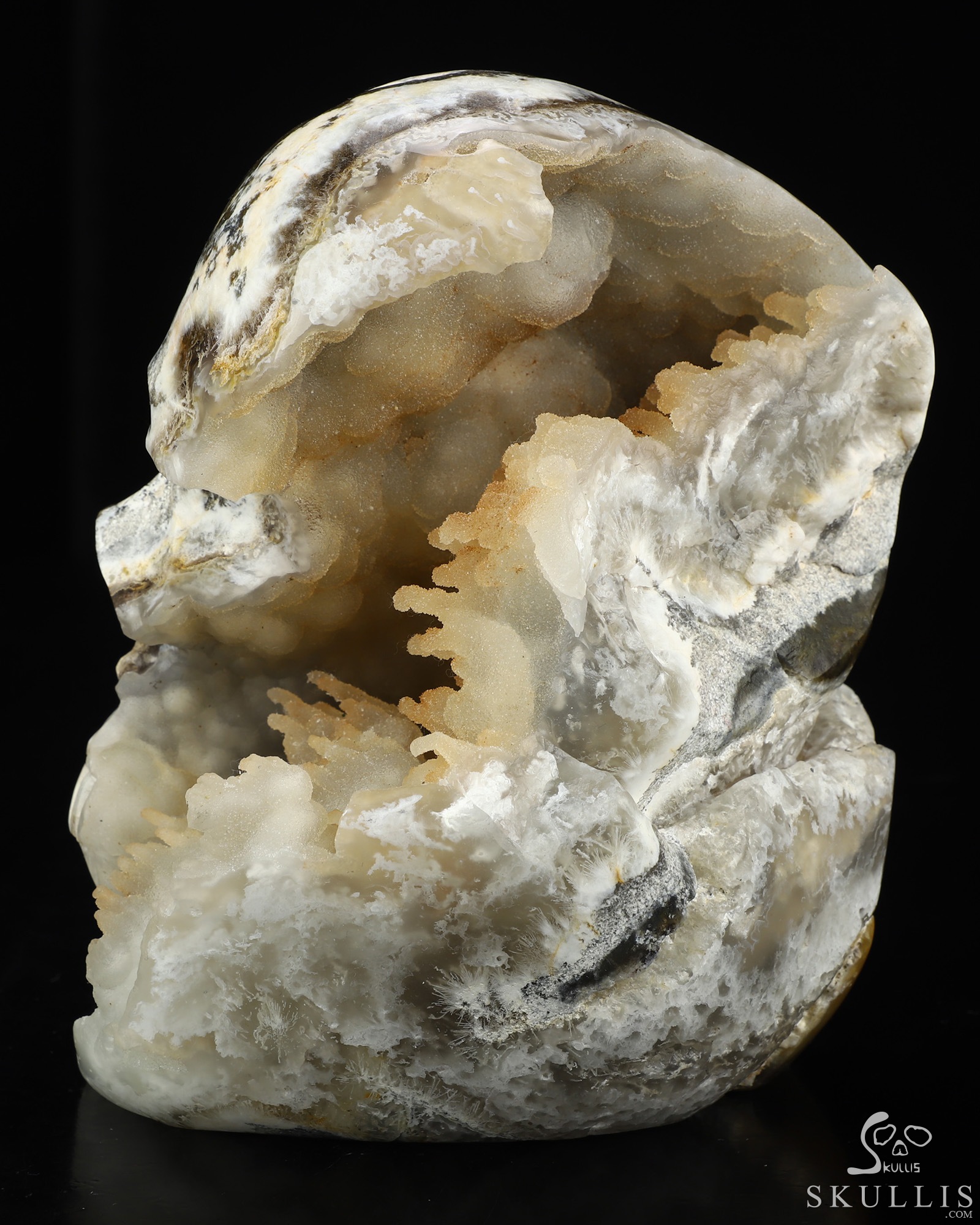 Aug 18, 2026 ACSAD (A Crystal Skull a Day) - The Living Cave - 6.6" Agate Geode Hand Carved Crystal Skull Fine Art Sculpture, Crystal Healing Aug 18, 2026 ACSAD (A Crystal Skull a Day) - The Living Cave - 6.6" Agate Geode Hand Carved Crystal Skull Fine Art Sculpture, Crystal Healing