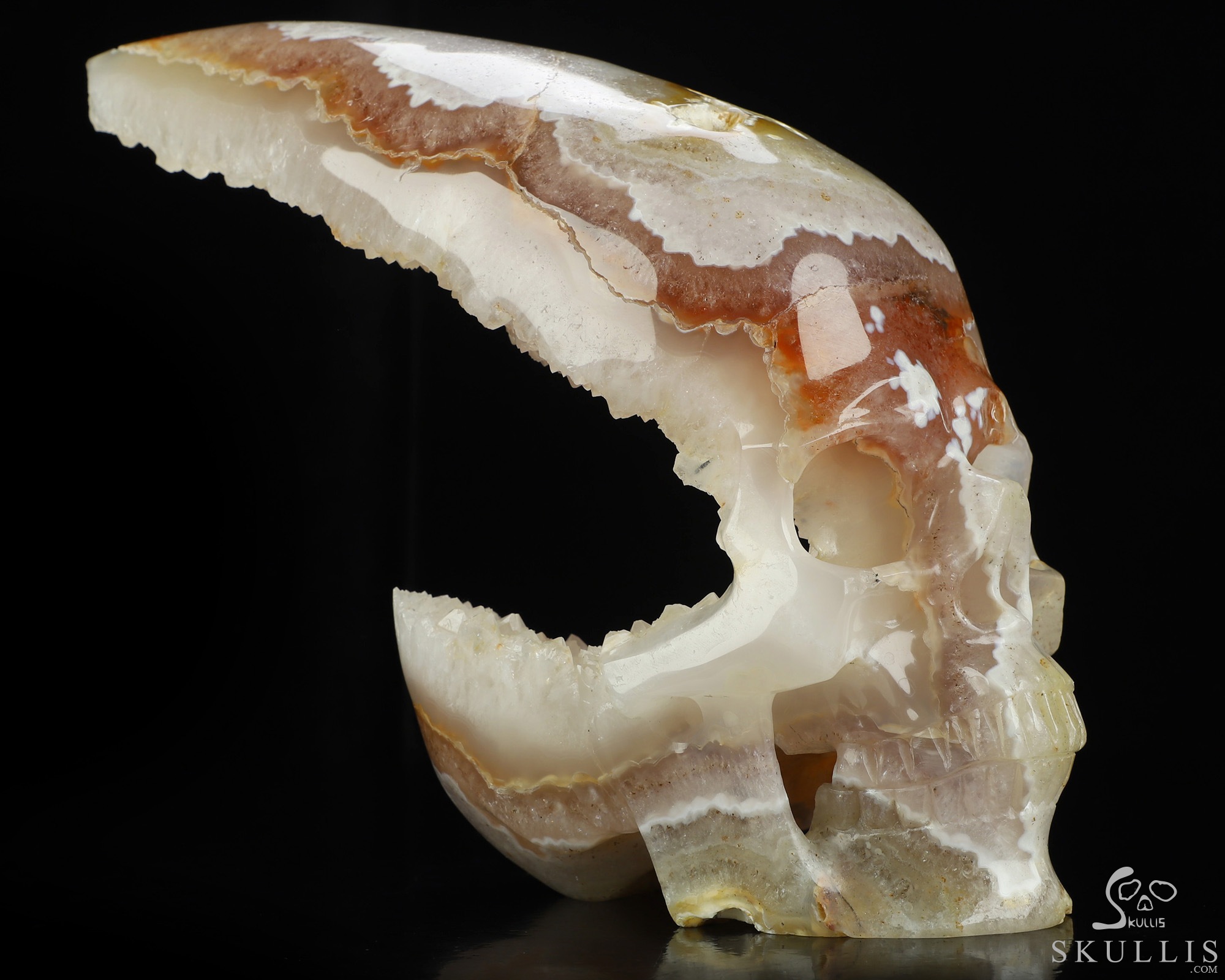 July 6, 2026 ACSAD (A Crystal Skull a Day) - Where Spring Dreams - 9.1" Carved Druzy Sakura Agate Geode Crystal Skull Fine Art Sculpture, Crystal Healing July 6, 2026 ACSAD (A Crystal Skull a Day) - Where Spring Dreams - 9.1" Carved Druzy Sakura Agate Geode Crystal Skull Fine Art Sculpture, Crystal Healing